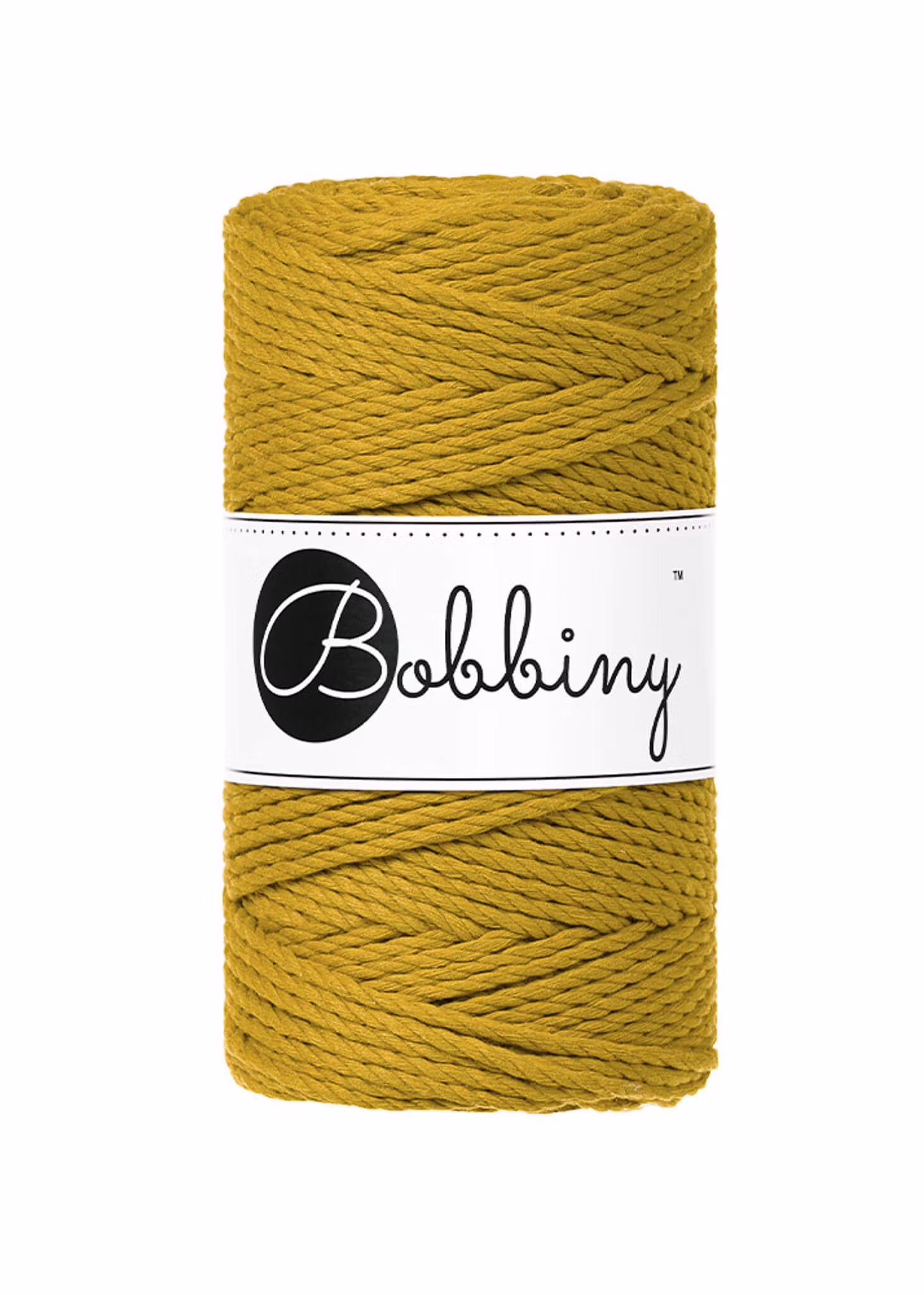 Bobbiny 3ply Macrame Rope Regular 3 mm - trippeltvinnat makramégarn