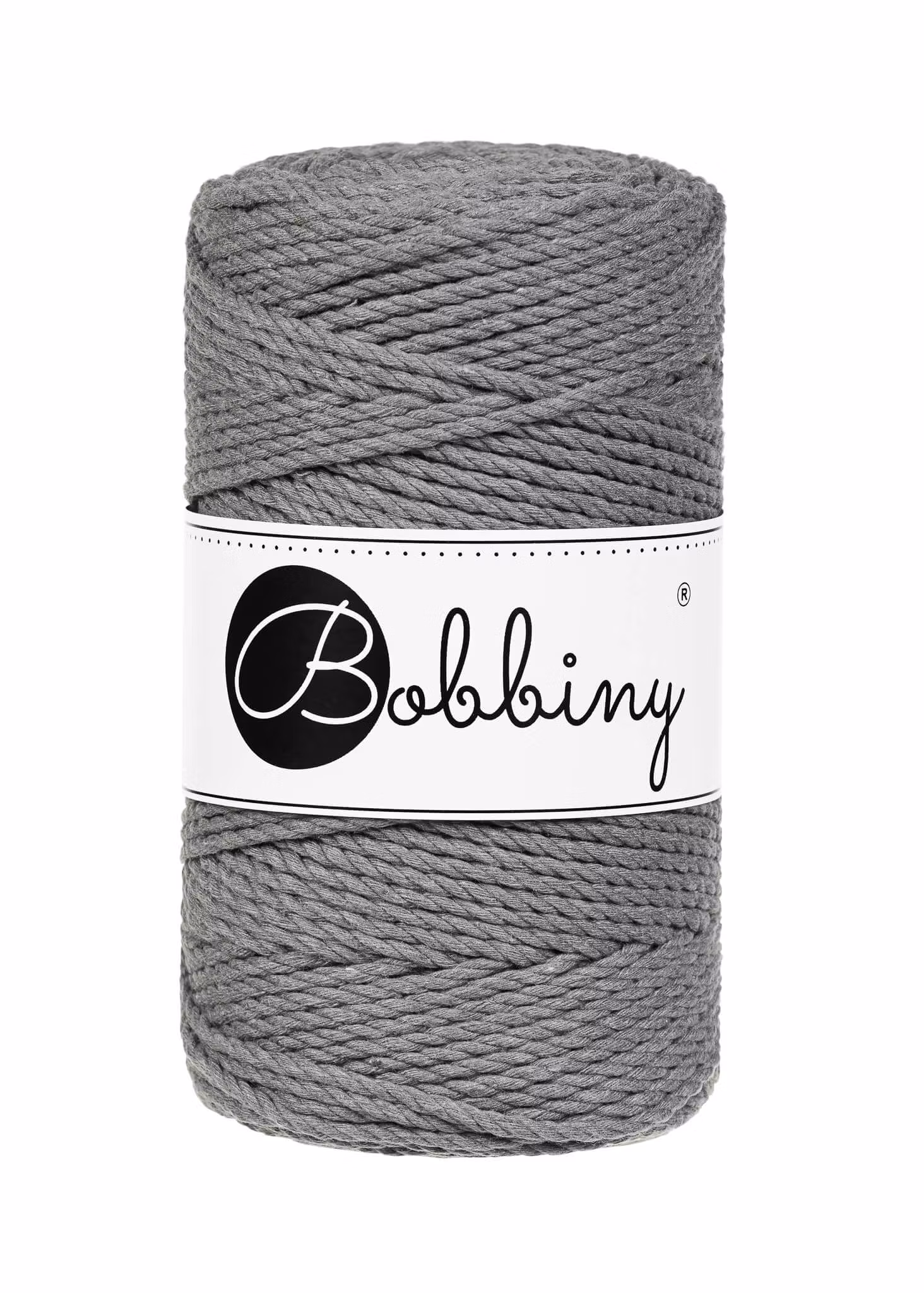 Bobbiny 3ply Macrame Rope Regular 3 mm - trippeltvinnat makramégarn