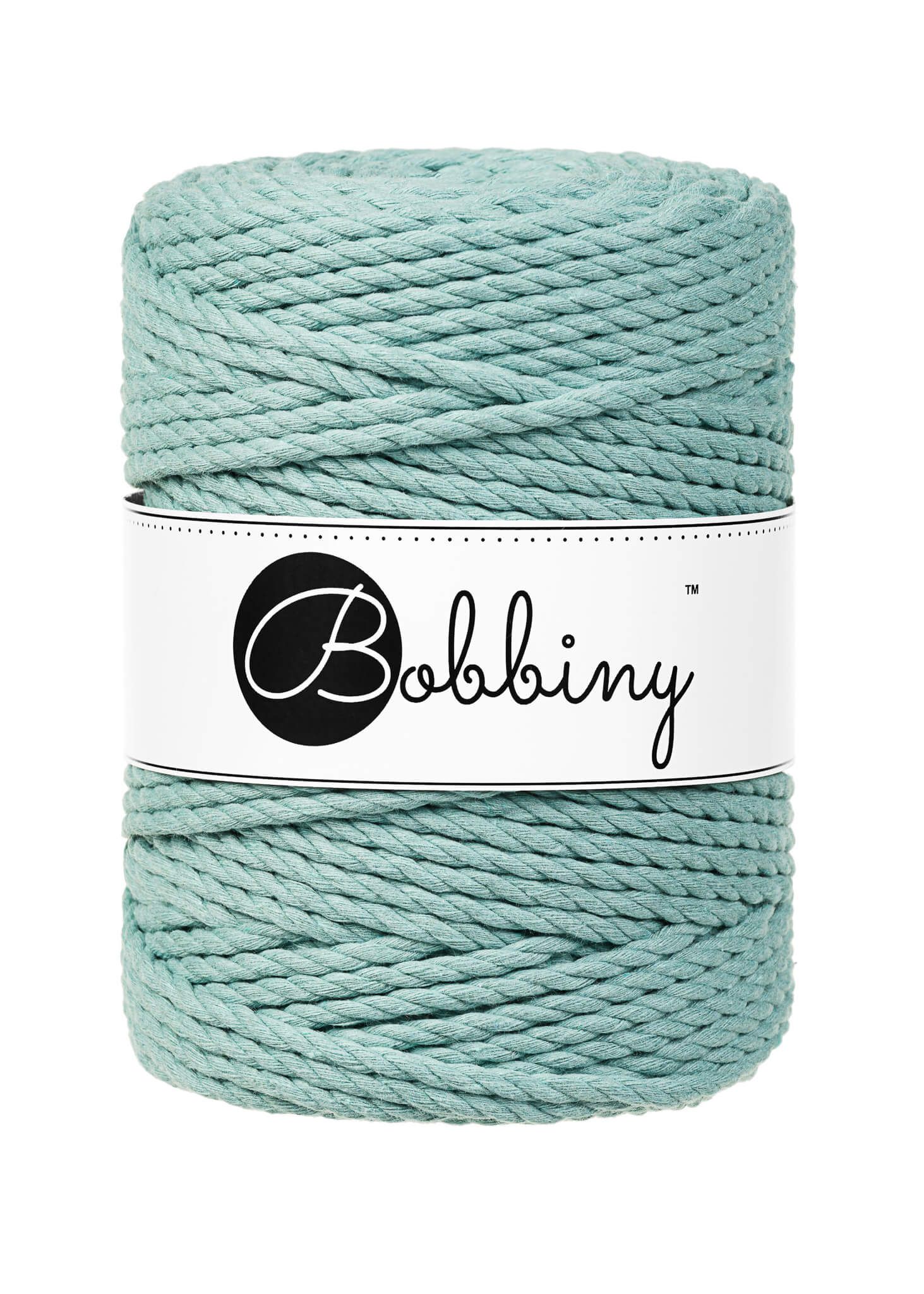 Bobbiny 3ply Macrame Rope XXL 5 mm - trippeltvinnat makramégarn