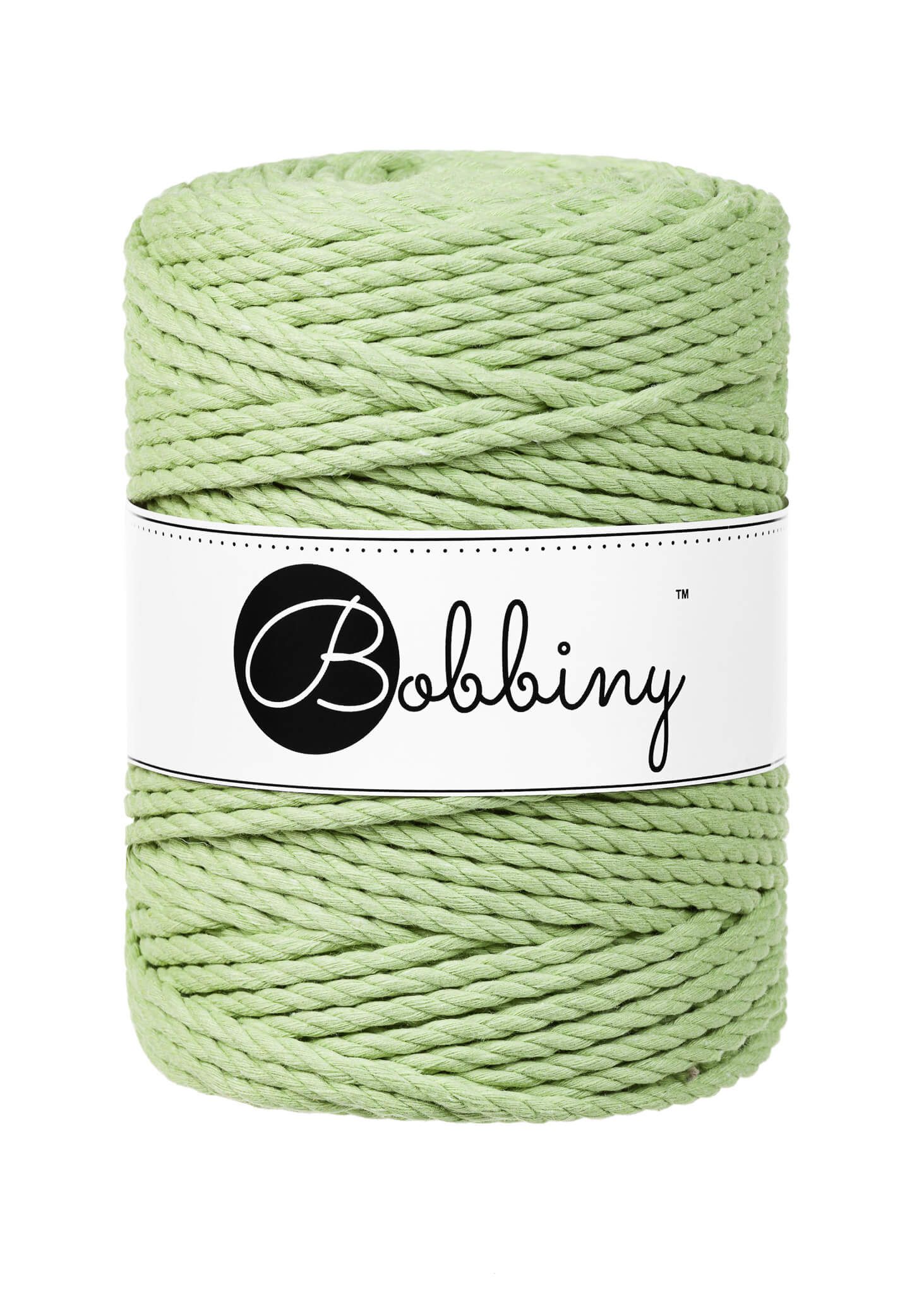 Bobbiny 3ply Macrame Rope XXL 5 mm - trippeltvinnat makramégarn