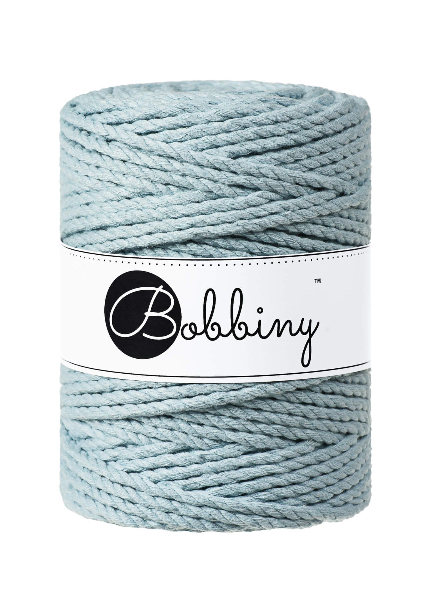 Bobbiny 3ply Macrame Rope XXL 5 mm - trippeltvinnat makramégarn