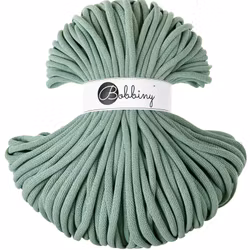 Bobbiny Braided Cord Jumbo 9 mm - flätat bomullsgarn - beställningsvara