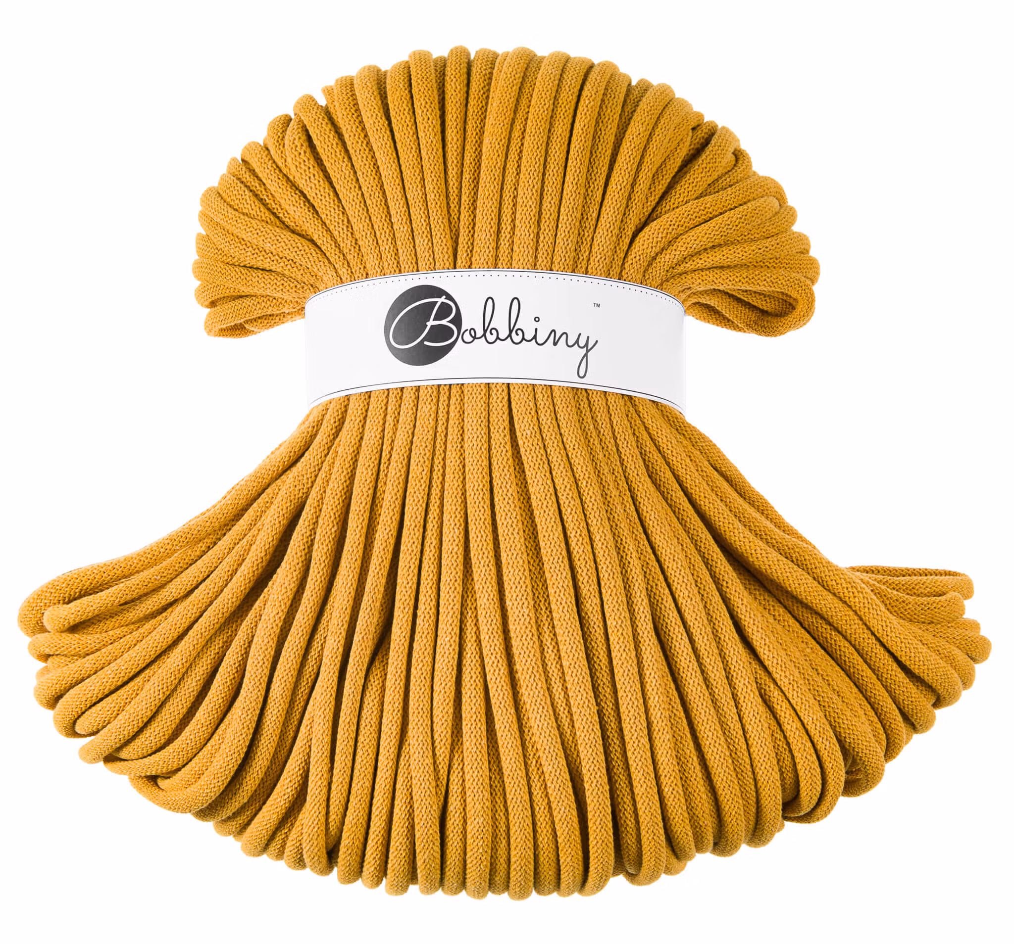 Bobbiny Braided Cord Jumbo 9 mm - flätat bomullsgarn - beställningsvara