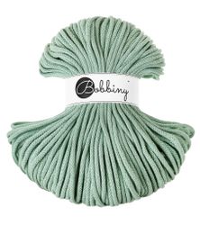 Bobbiny Braided Cord Premium 5 mm - flätat bomullsgarn