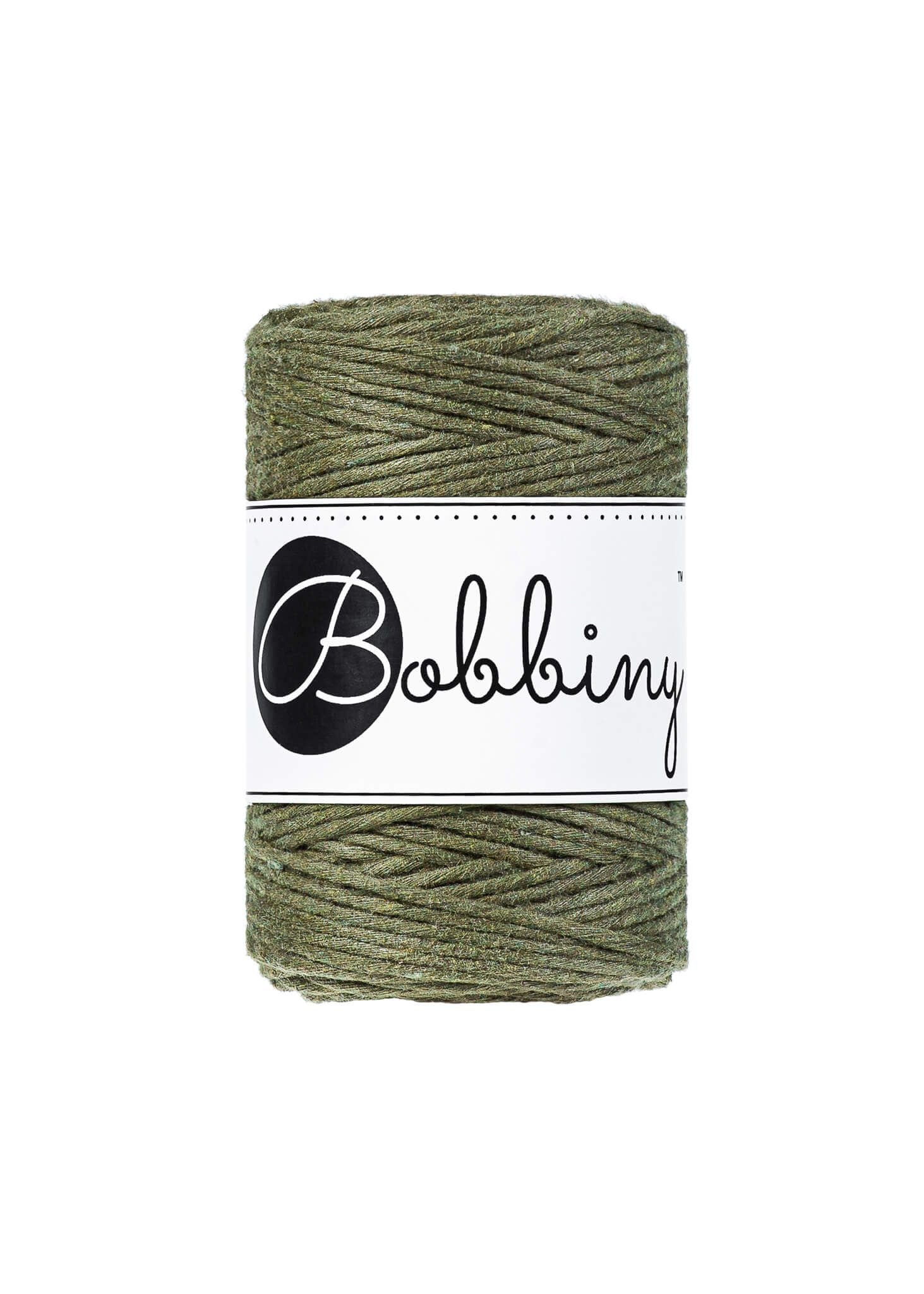 Bobbiny Single Twist Macrame Cord Baby 1.5 mm - enkeltvinnat makramégarn
