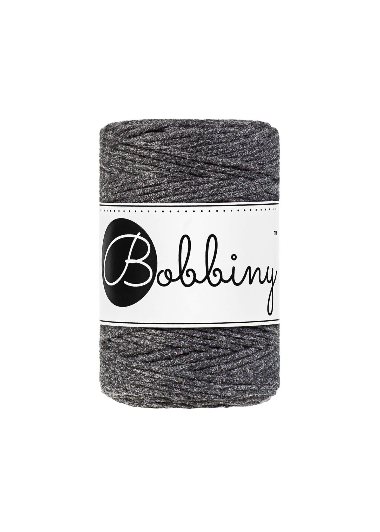 Bobbiny Single Twist Macrame Cord Baby 1.5 mm - enkeltvinnat makramégarn