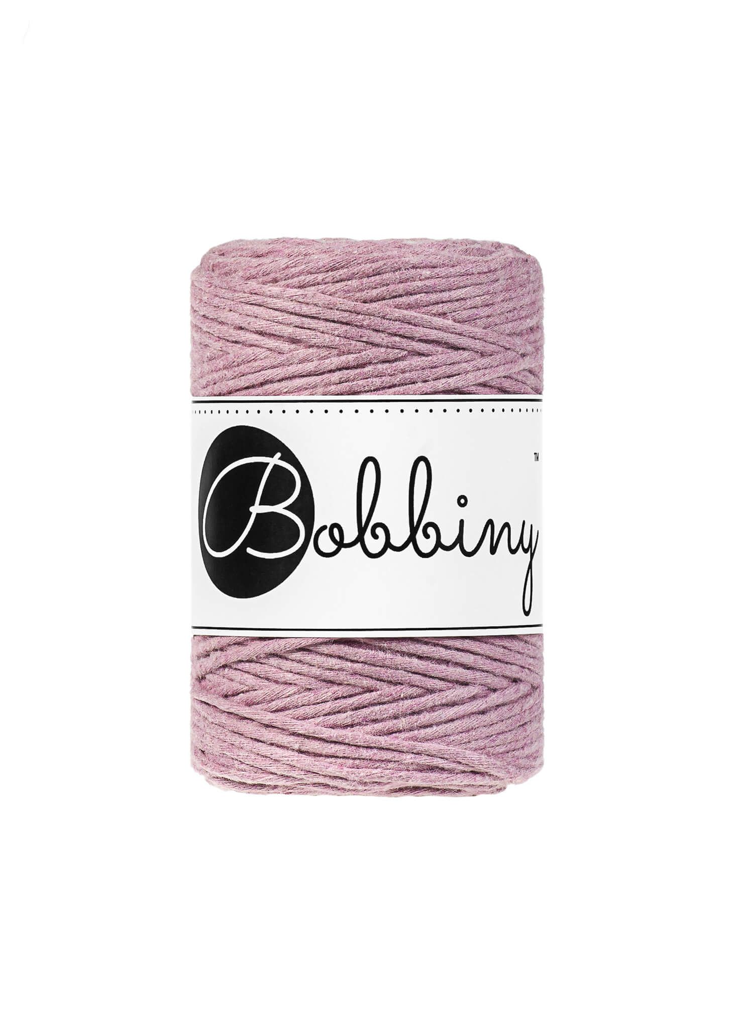 Bobbiny Single Twist Macrame Cord Baby 1.5 mm - enkeltvinnat makramégarn
