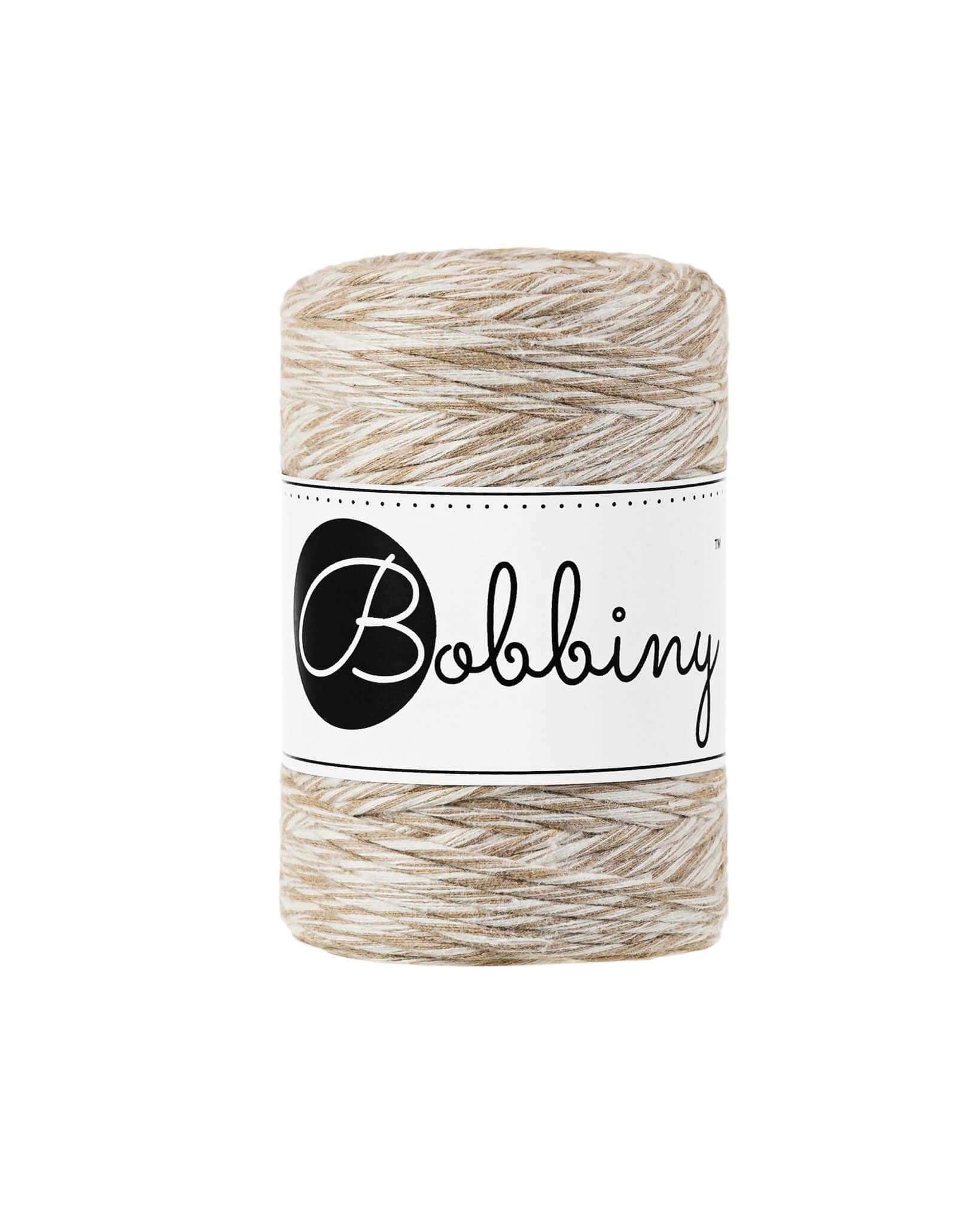 Bobbiny Single Twist Macrame Cord Baby 1.5 mm - enkeltvinnat makramégarn