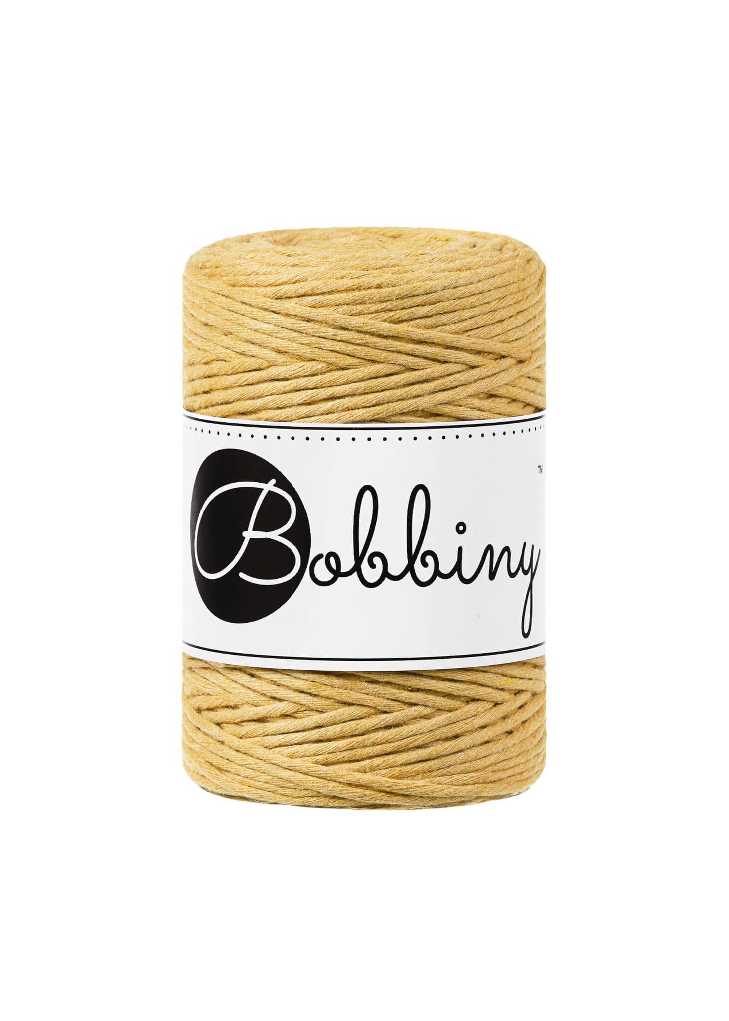 Bobbiny Single Twist Macrame Cord Baby 1.5 mm - enkeltvinnat makramégarn