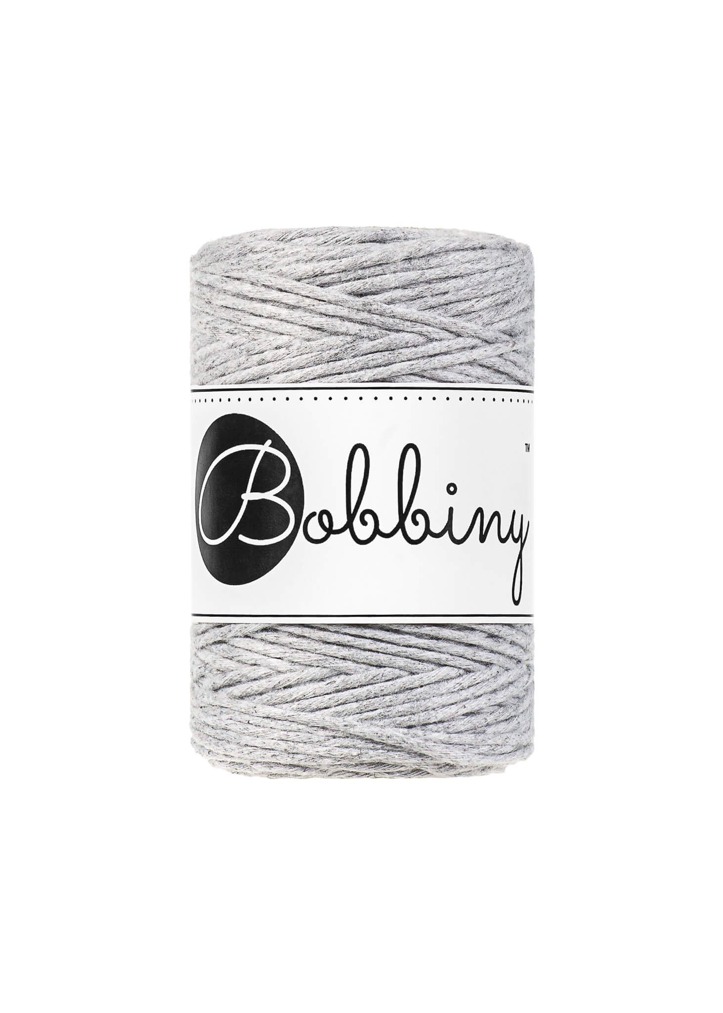 Bobbiny Single Twist Macrame Cord Baby 1.5 mm - enkeltvinnat makramégarn