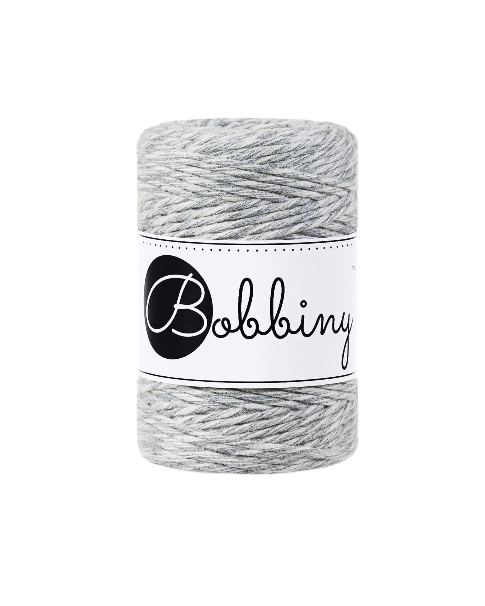 Bobbiny Single Twist Macrame Cord Baby 1.5 mm - enkeltvinnat makramégarn