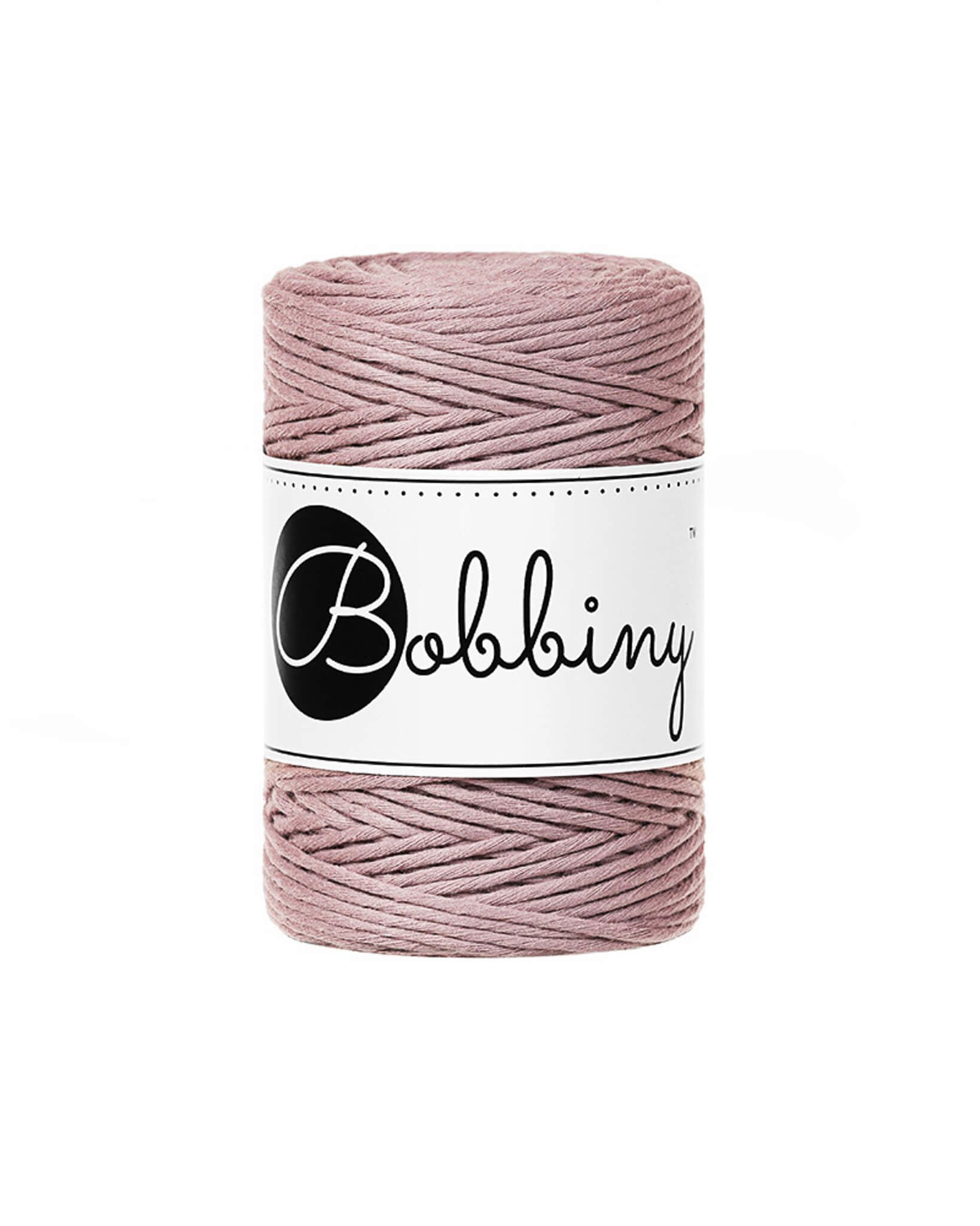 Bobbiny Single Twist Macrame Cord Baby 1.5 mm - enkeltvinnat makramégarn