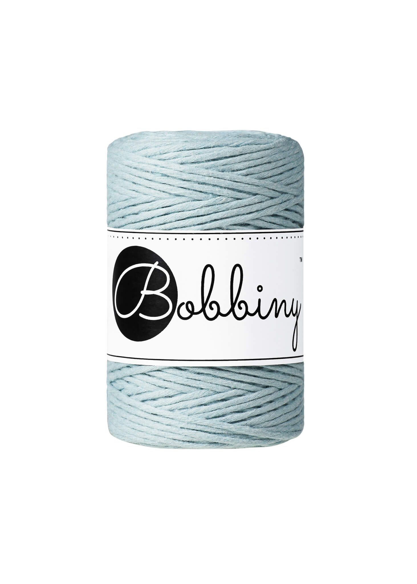 Bobbiny Single Twist Macrame Cord Baby 1.5 mm - enkeltvinnat makramégarn