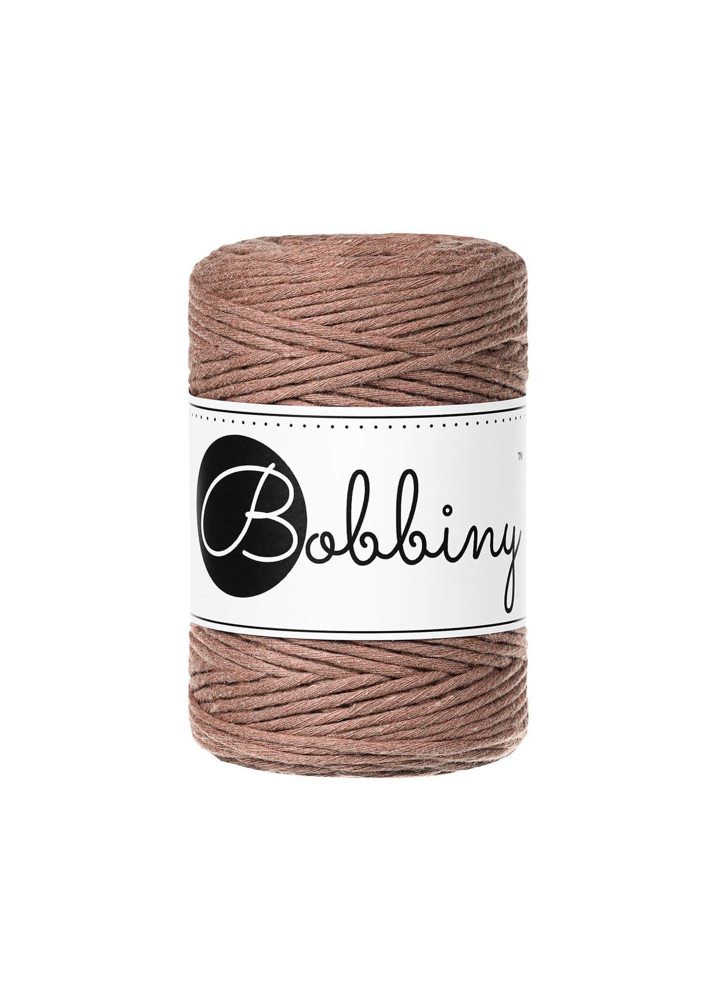 Bobbiny Single Twist Macrame Cord Baby 1.5 mm - enkeltvinnat makramégarn