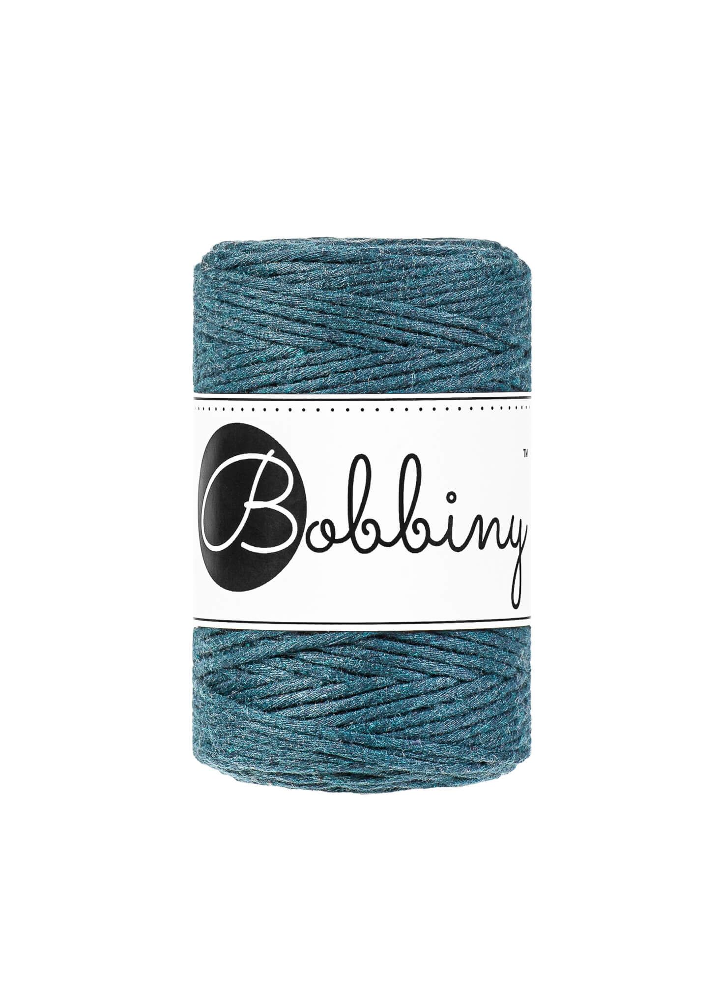 Bobbiny Single Twist Macrame Cord Baby 1.5 mm - enkeltvinnat makramégarn