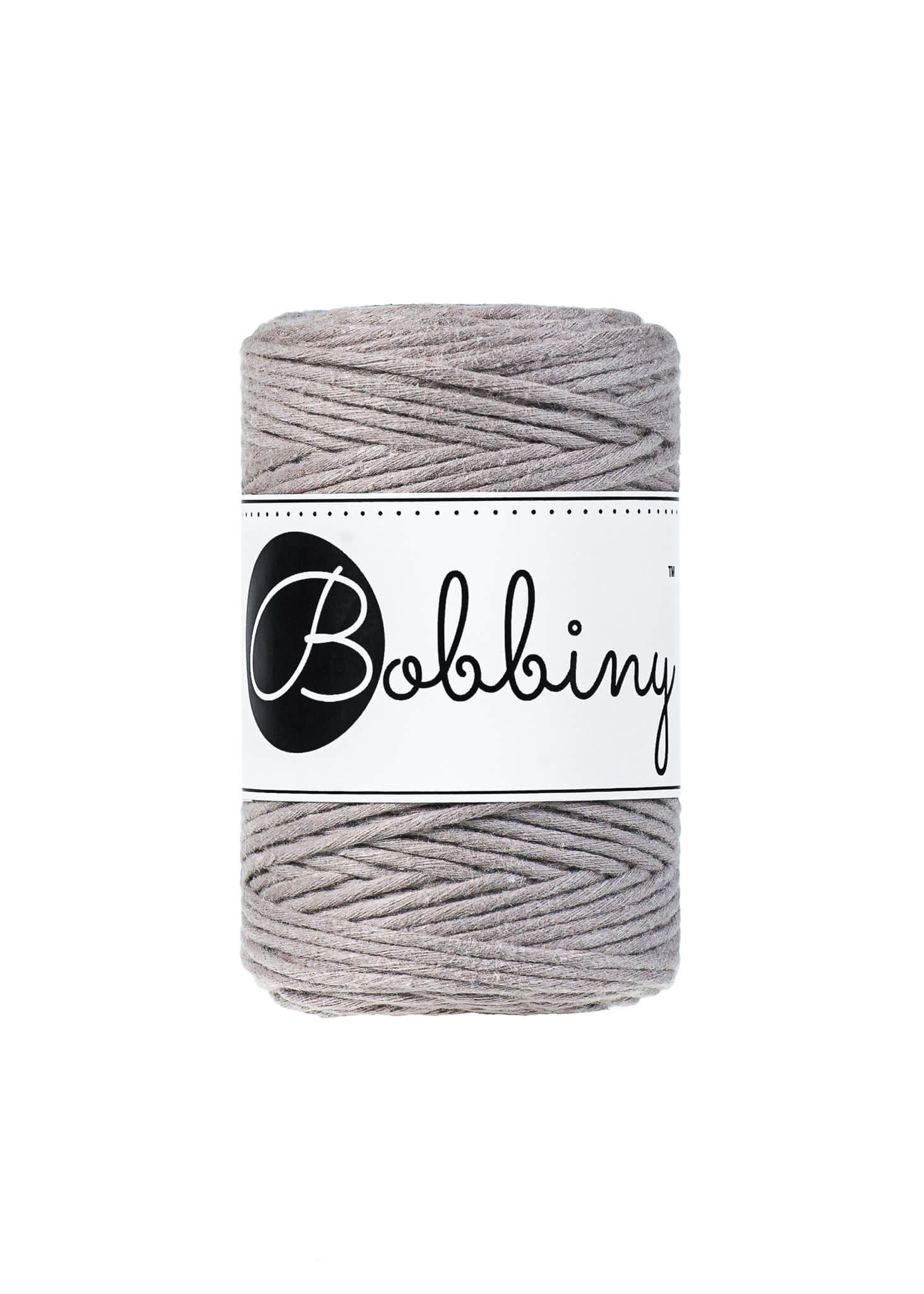 Bobbiny Single Twist Macrame Cord Baby 1.5 mm - enkeltvinnat makramégarn
