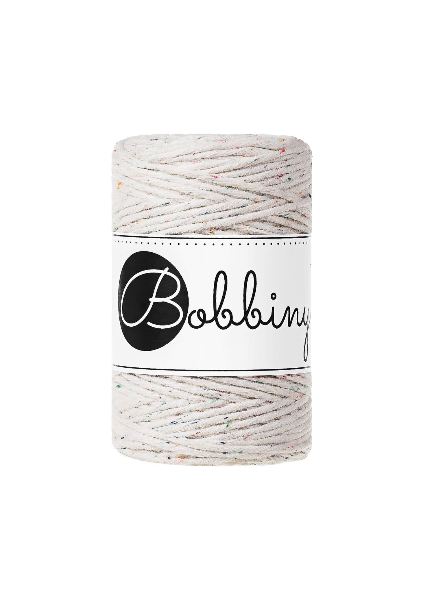 Bobbiny Single Twist Macrame Cord Baby 1.5 mm - enkeltvinnat makramégarn