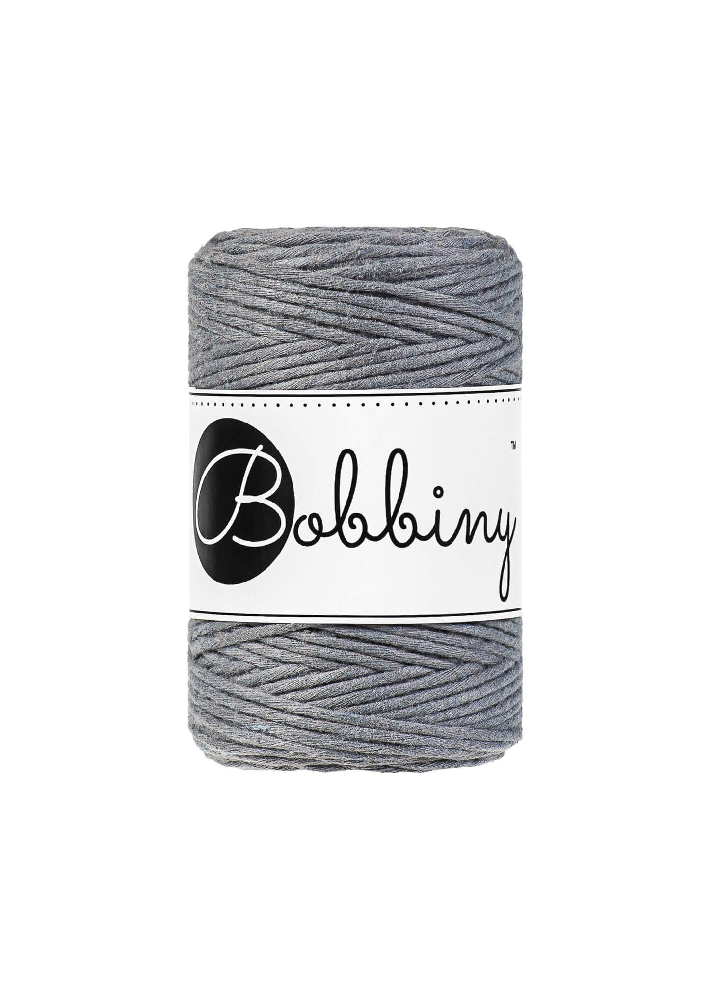 Bobbiny Single Twist Macrame Cord Baby 1.5 mm - enkeltvinnat makramégarn