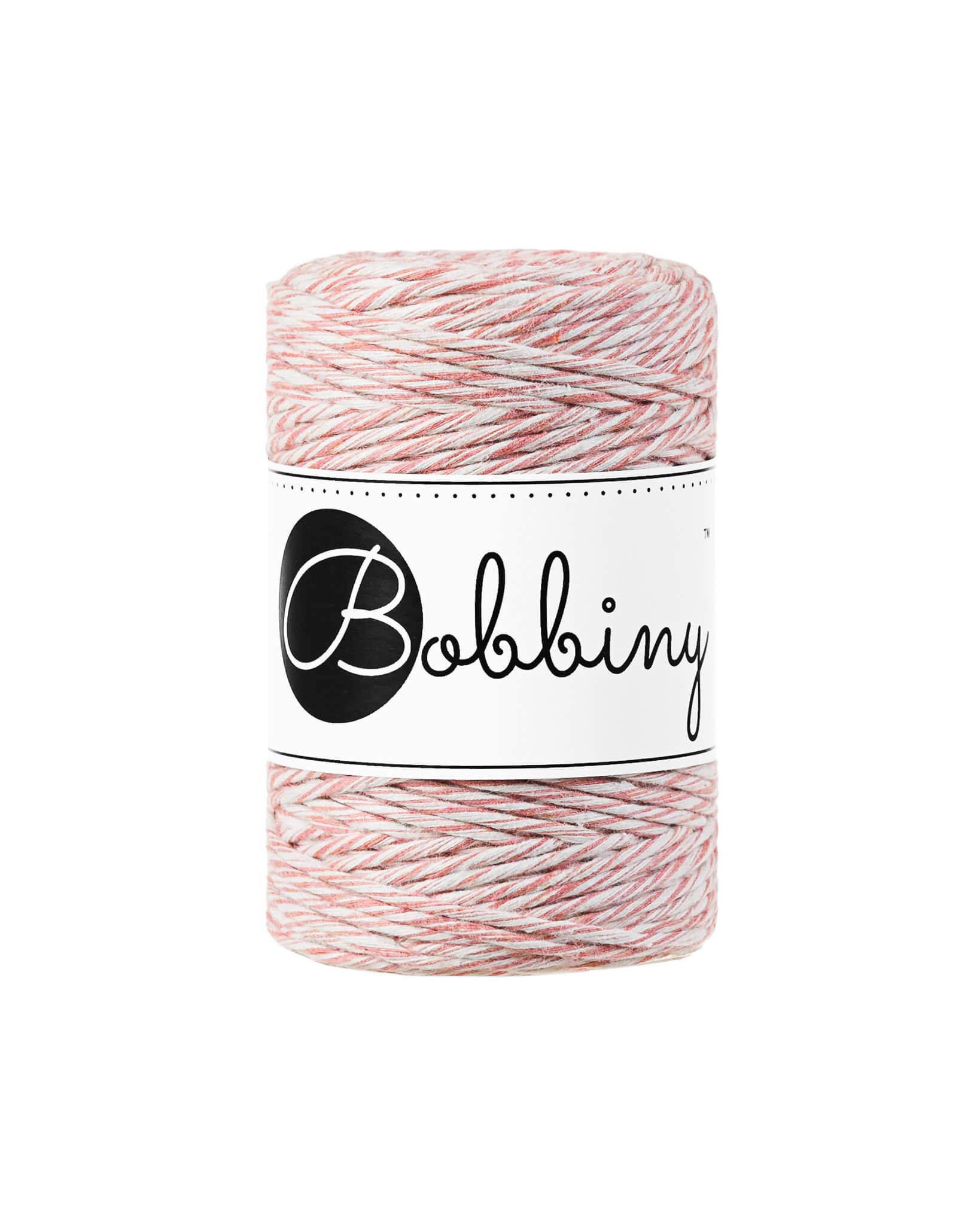 Bobbiny Single Twist Macrame Cord Baby 1.5 mm - enkeltvinnat makramégarn