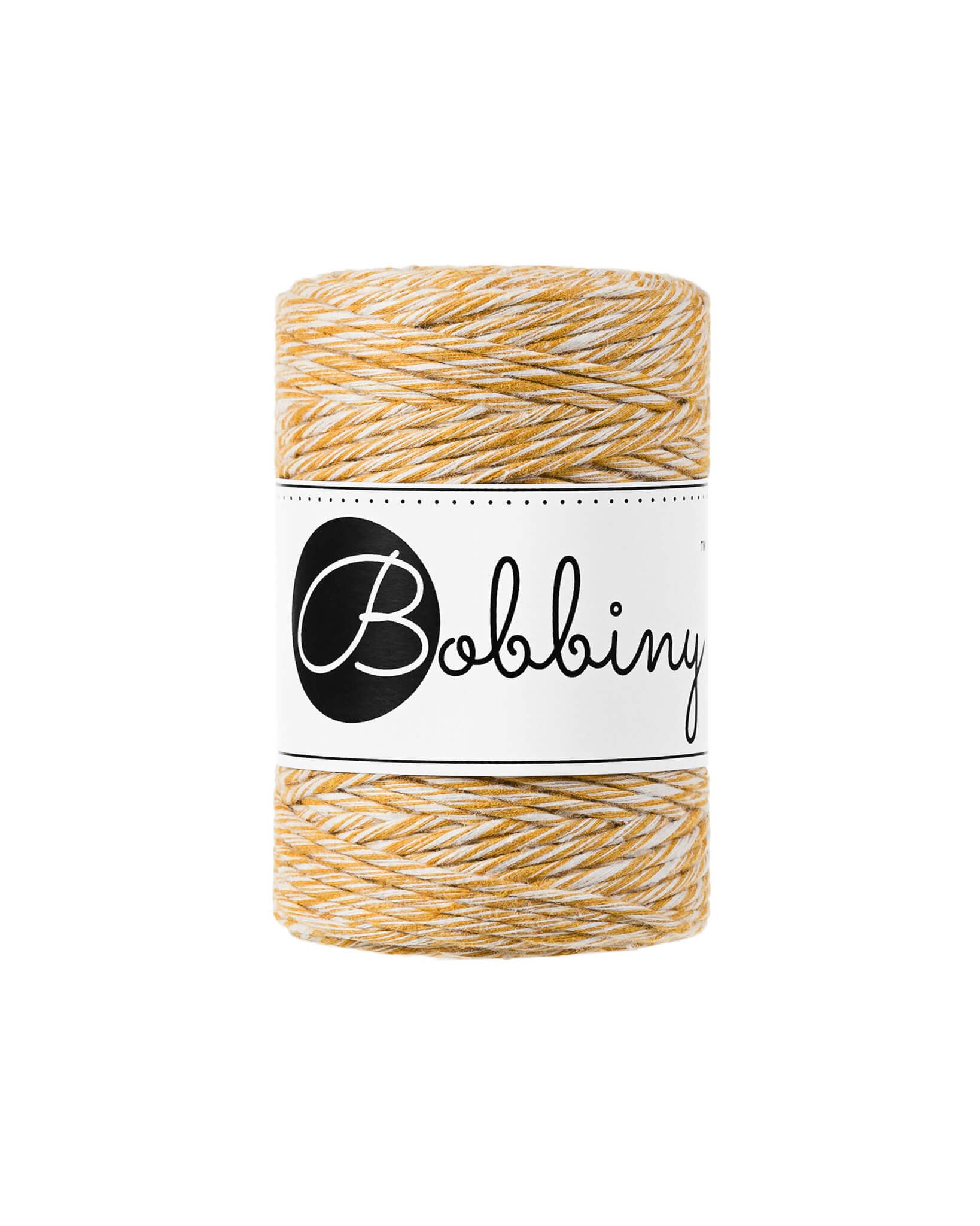 Bobbiny Single Twist Macrame Cord Baby 1.5 mm - enkeltvinnat makramégarn