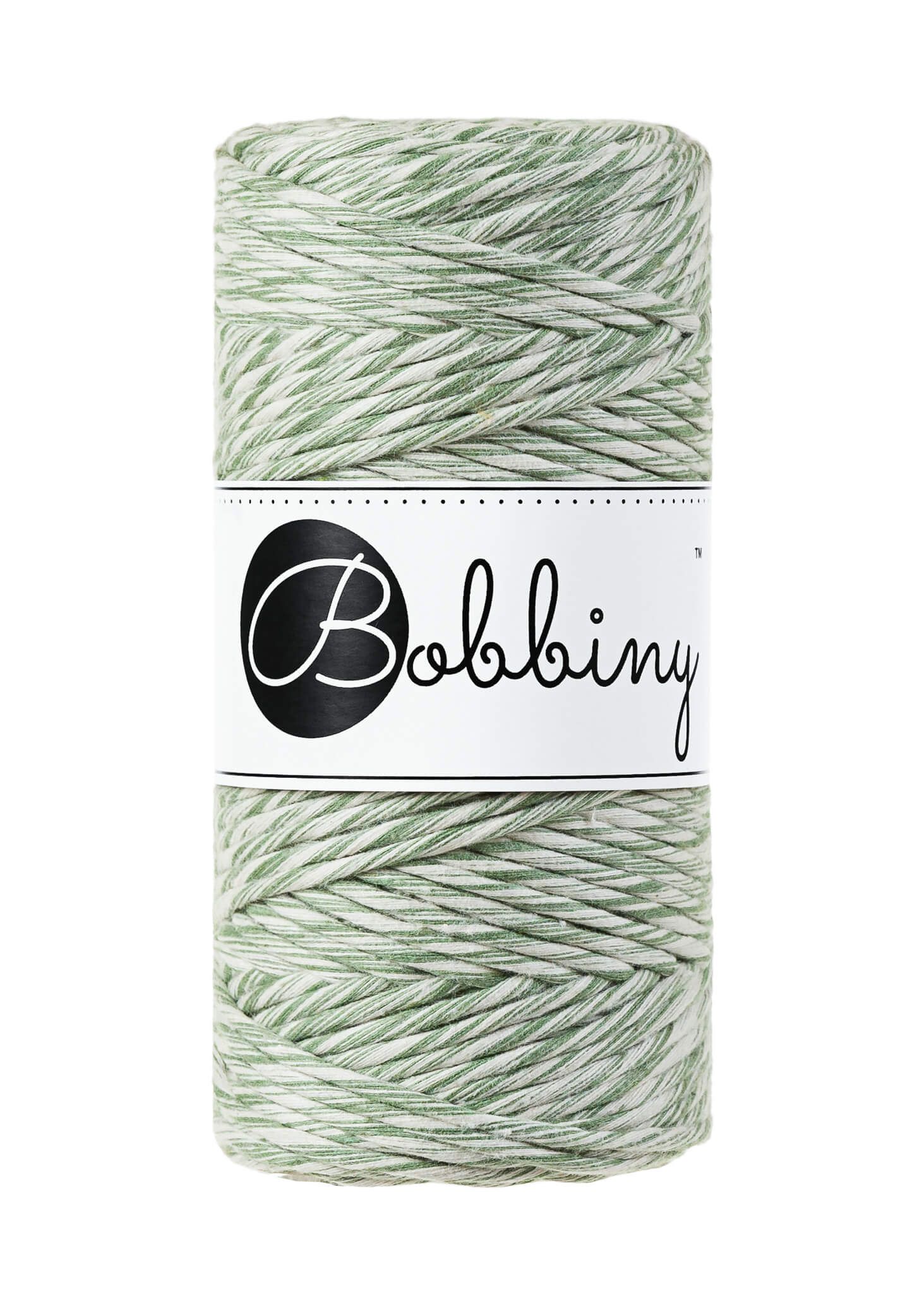 Bobbiny Single Twist Macrame Cord Regular 3 mm - enkeltvinnat makramégarn