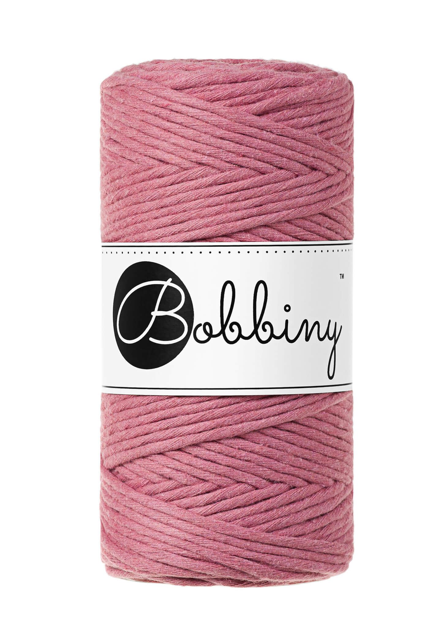 Bobbiny Single Twist Macrame Cord Regular 3 mm - enkeltvinnat makramégarn