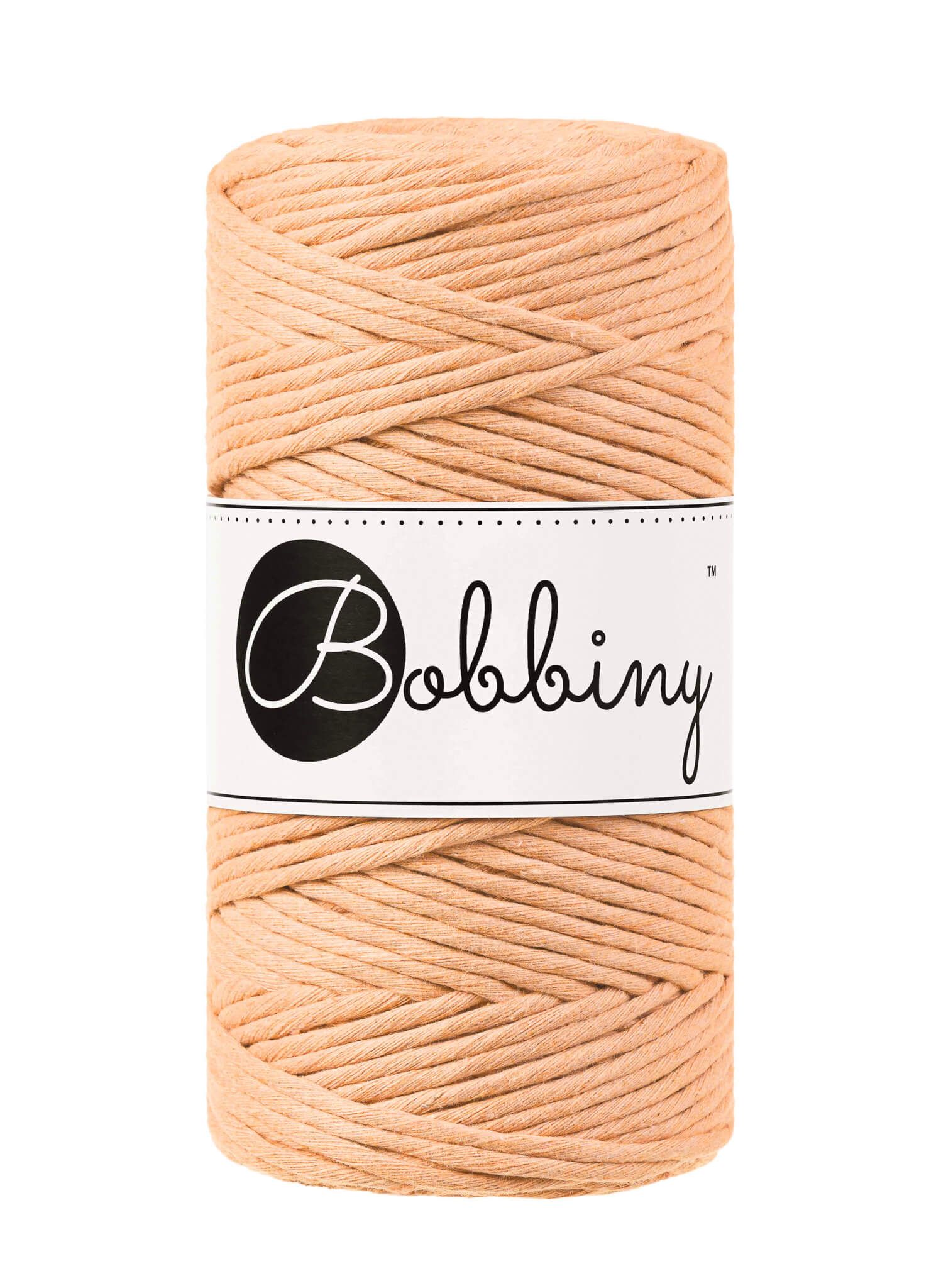 Bobbiny Single Twist Macrame Cord Regular 3 mm - enkeltvinnat makramégarn