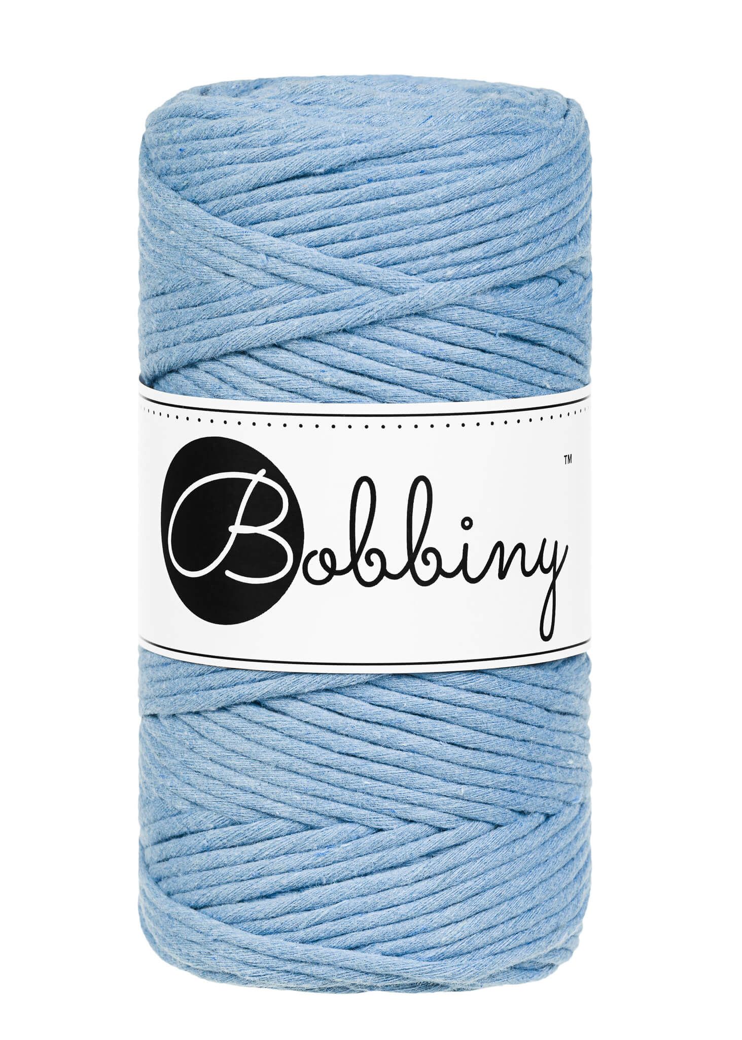 Bobbiny Single Twist Macrame Cord Regular 3 mm - enkeltvinnat makramégarn