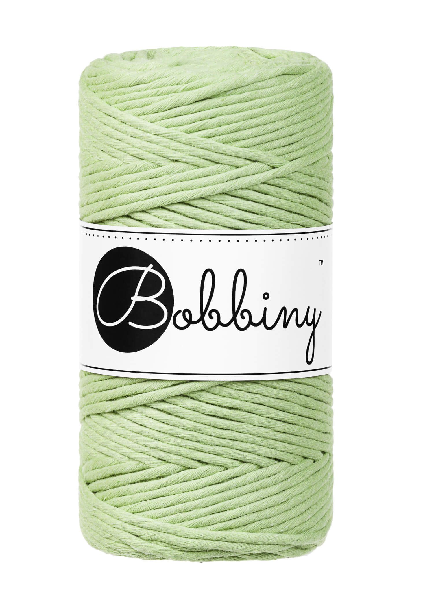 Bobbiny Single Twist Macrame Cord Regular 3 mm - enkeltvinnat makramégarn