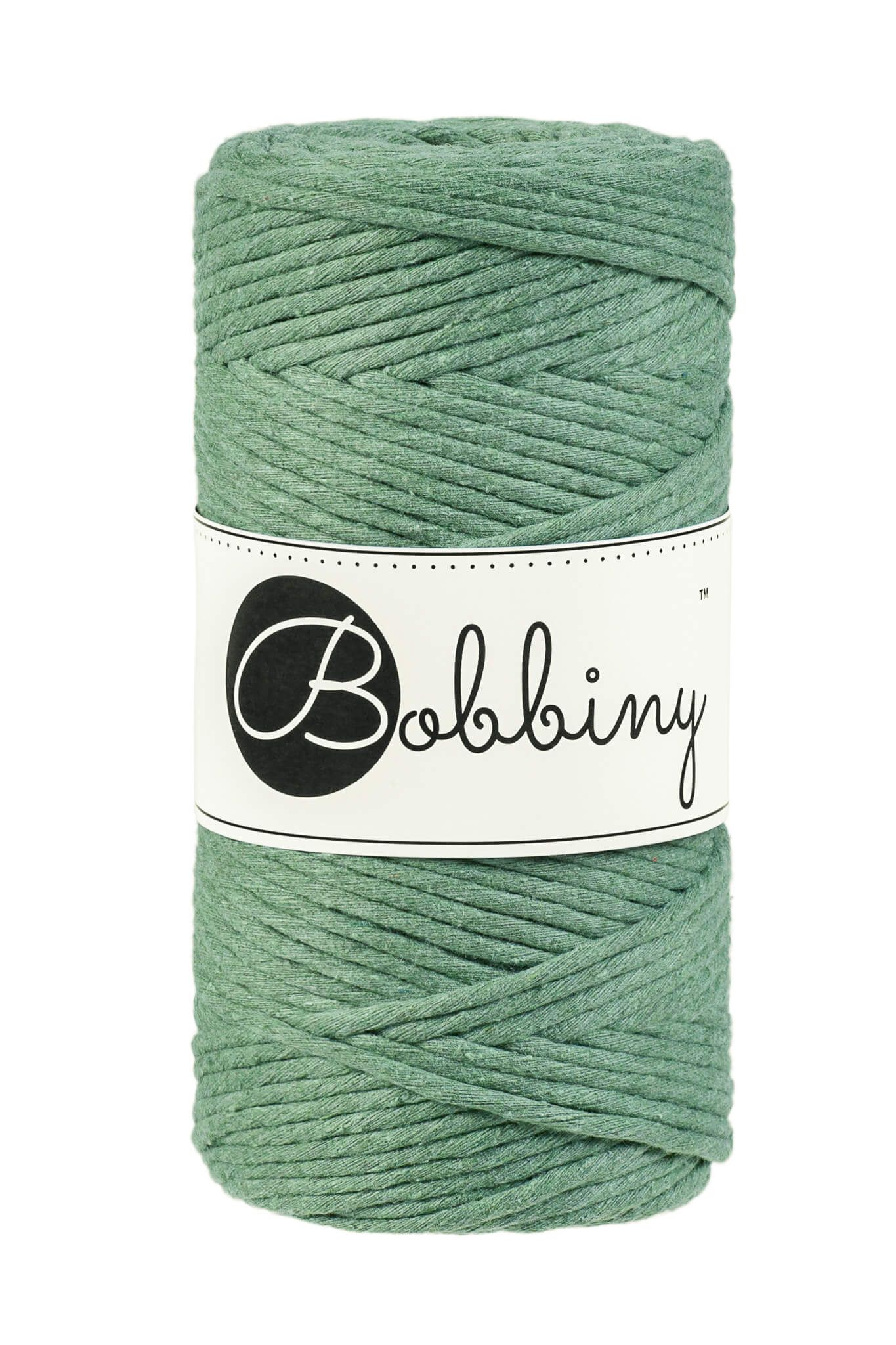 Bobbiny Single Twist Macrame Cord Regular 3 mm - enkeltvinnat makramégarn