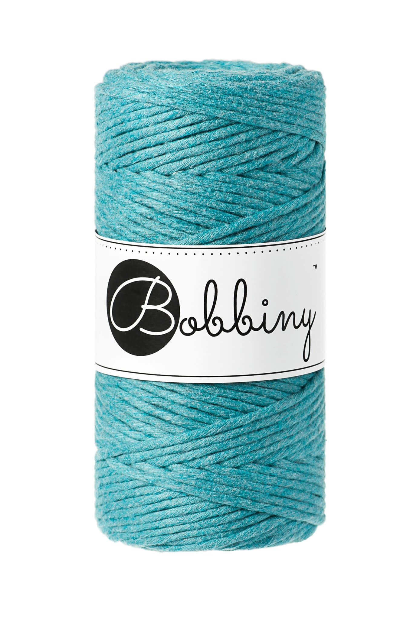 Bobbiny Single Twist Macrame Cord Regular 3 mm - enkeltvinnat makramégarn