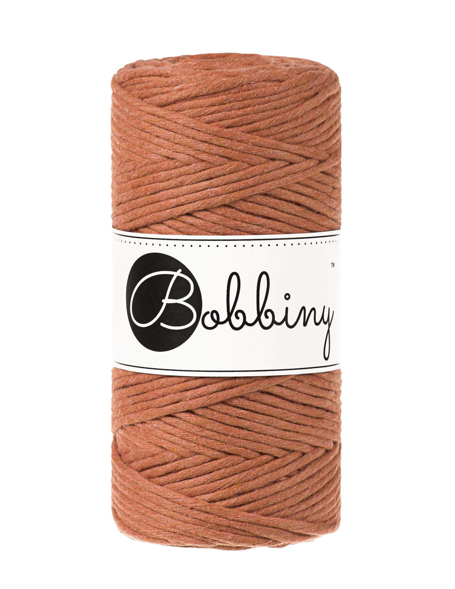 Bobbiny Single Twist Macrame Cord Regular 3 mm - enkeltvinnat makramégarn