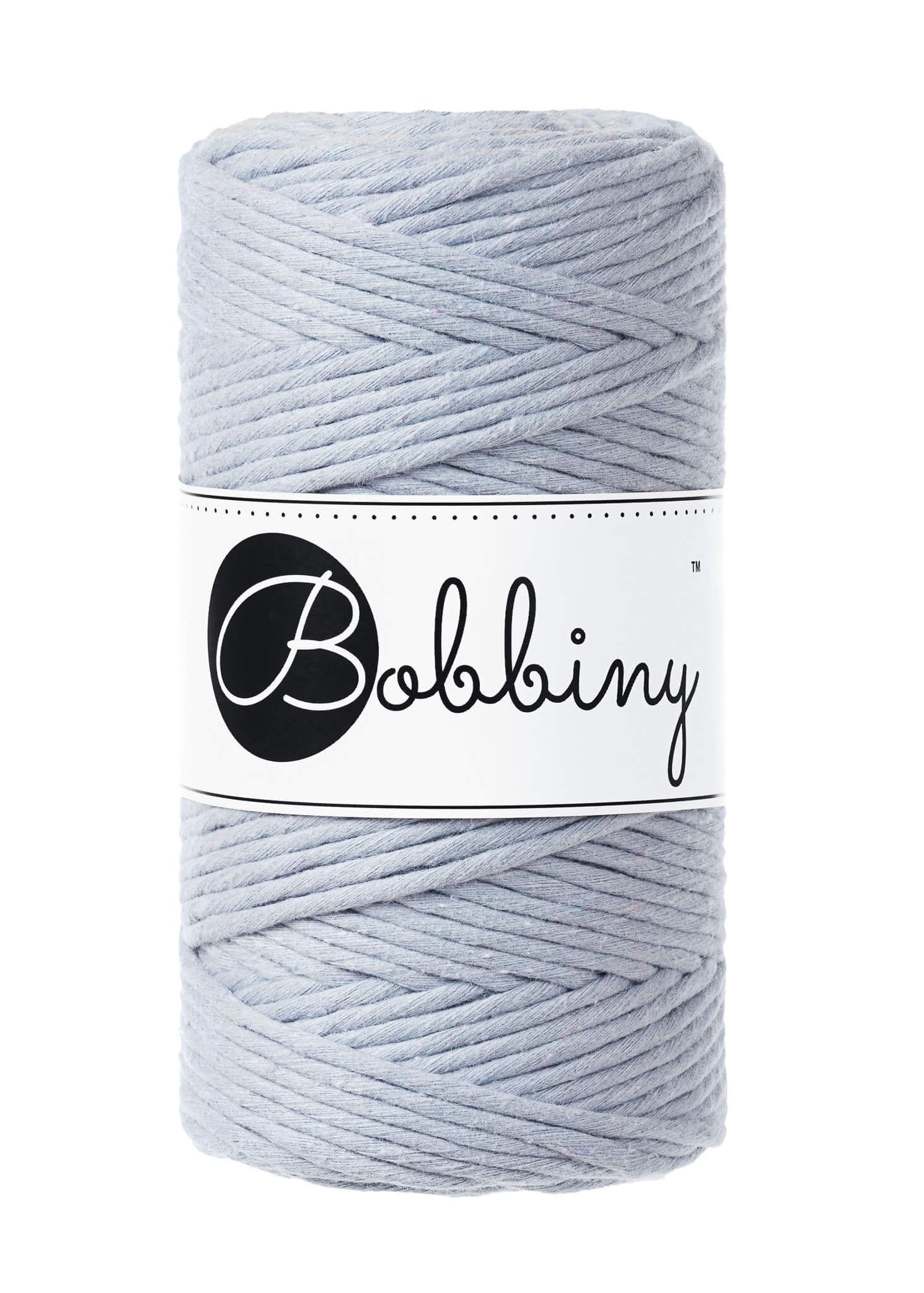 Bobbiny Single Twist Macrame Cord Regular 3 mm - enkeltvinnat makramégarn