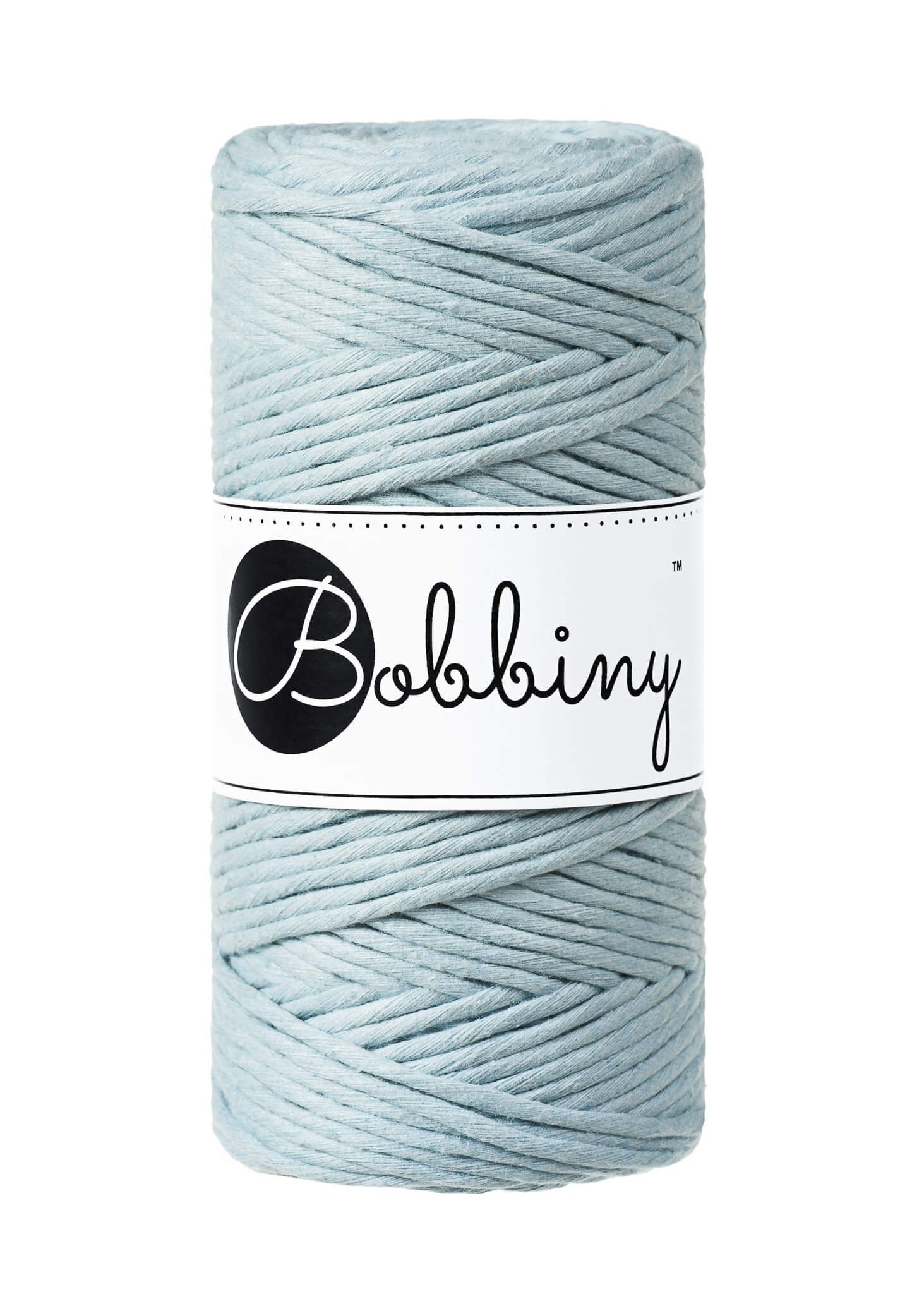 Bobbiny Single Twist Macrame Cord Regular 3 mm - enkeltvinnat makramégarn
