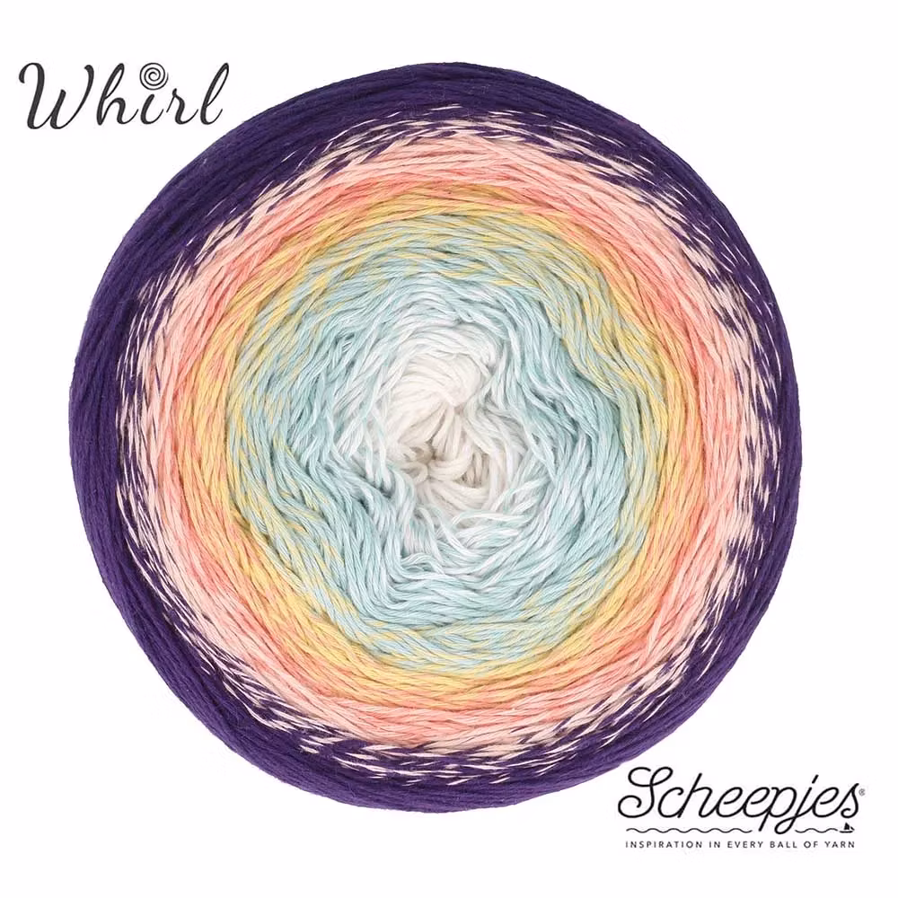 Scheepjes Cotton Whirl - GOTS-certifierat cakegarn i 100 % bomull