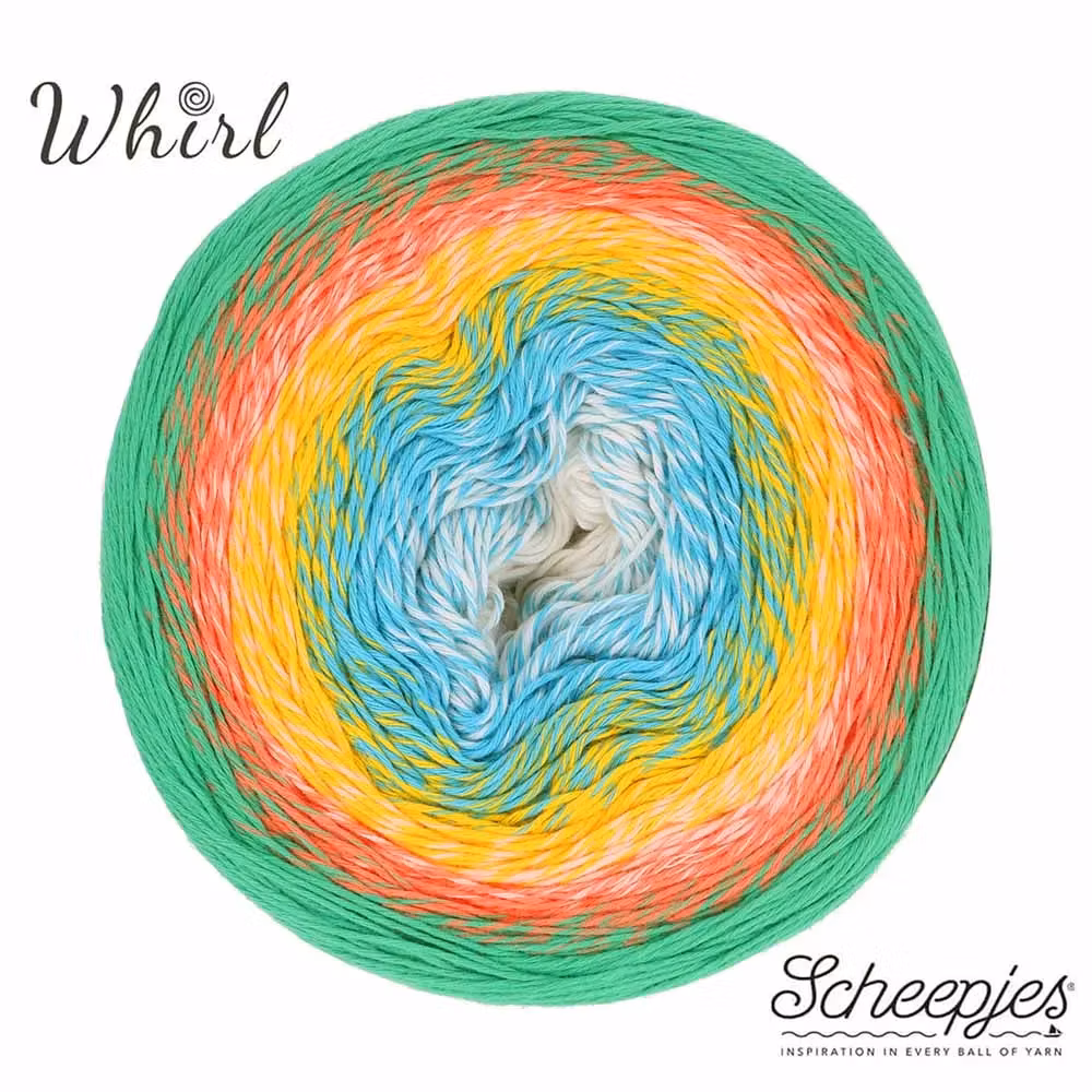 Scheepjes Cotton Whirl - GOTS-certifierat cakegarn i 100 % bomull