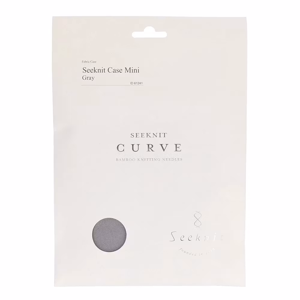 Seeknit Curve Needle Case Mini Grey - stickfodral till ändstickor och kablar