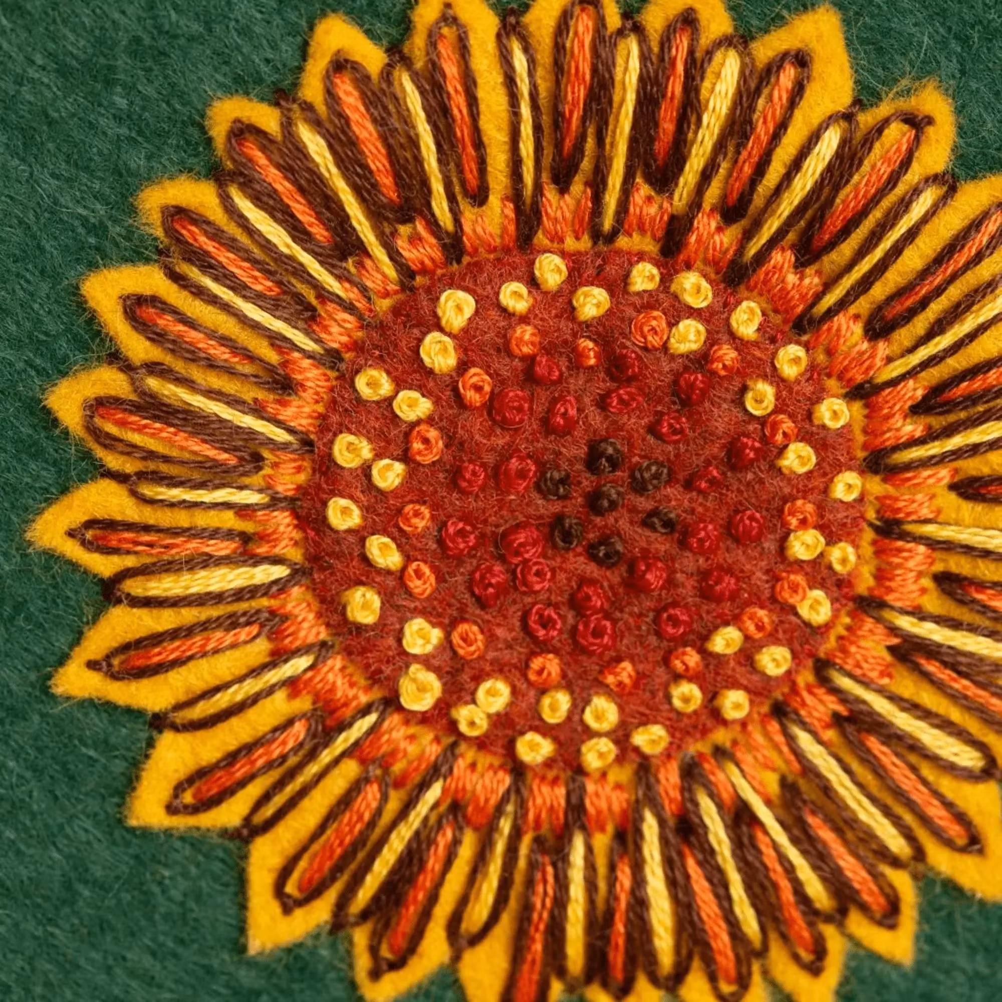 Corinne Lapierre - Botanical Felt Appliqué - kit för filtsömnad