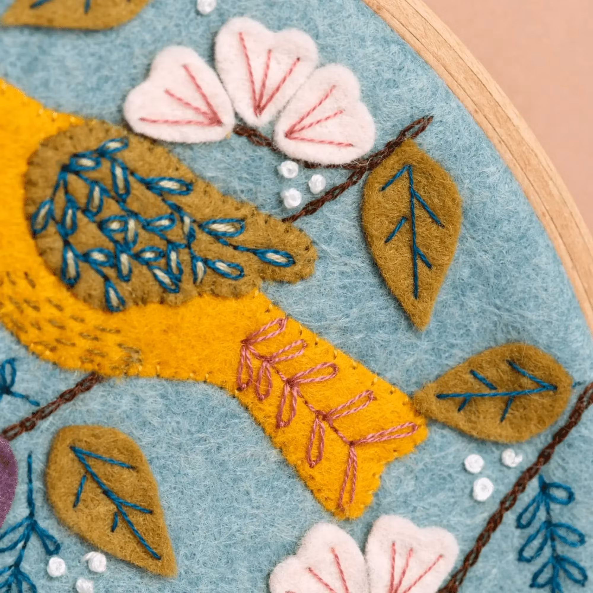 Corinne Lapierre - Dawn Chorus Felt Appliqué - kit för filtsömnad