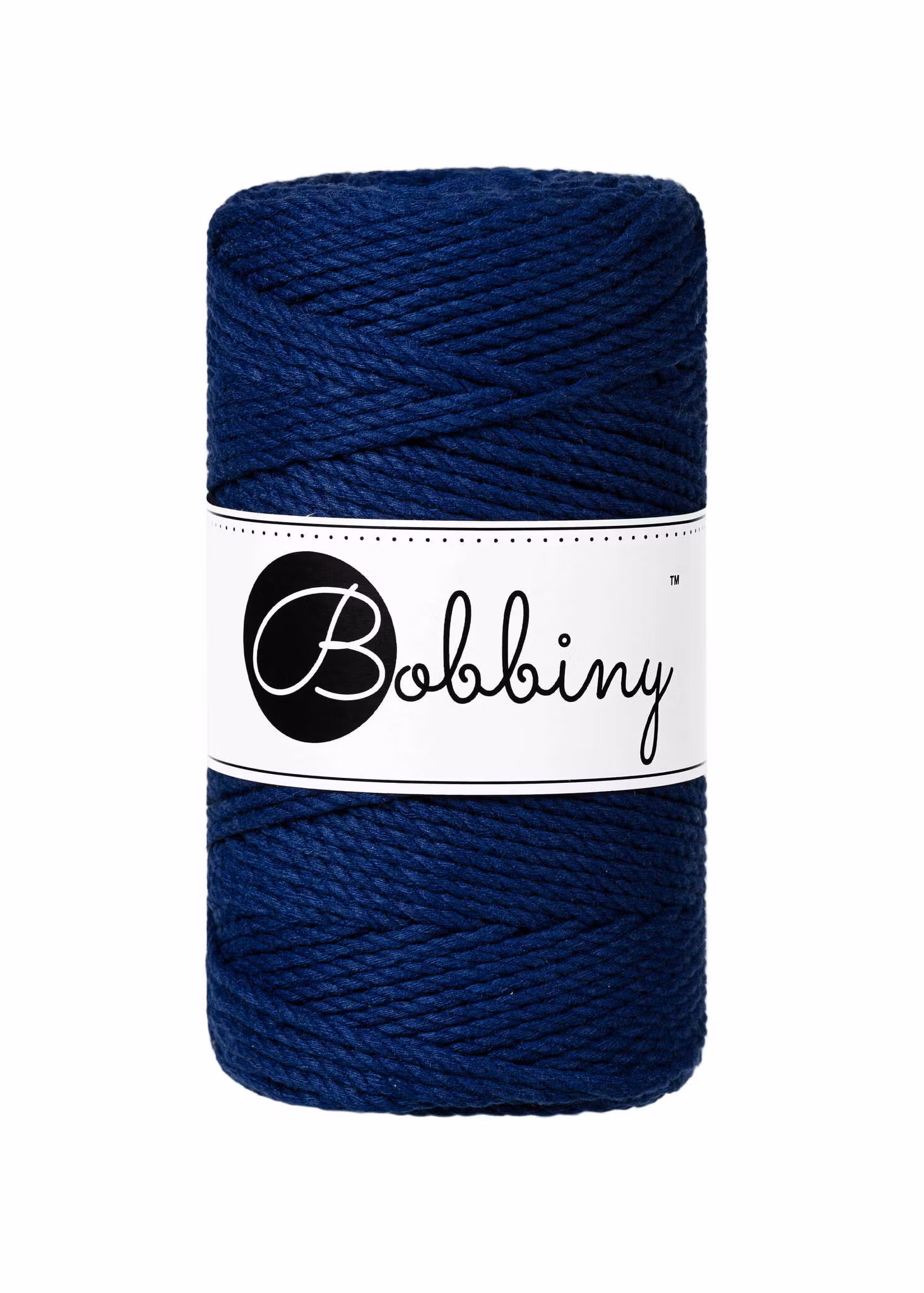 Bobbiny 3ply Macrame Rope Regular 3 mm - trippeltvinnat makramégarn