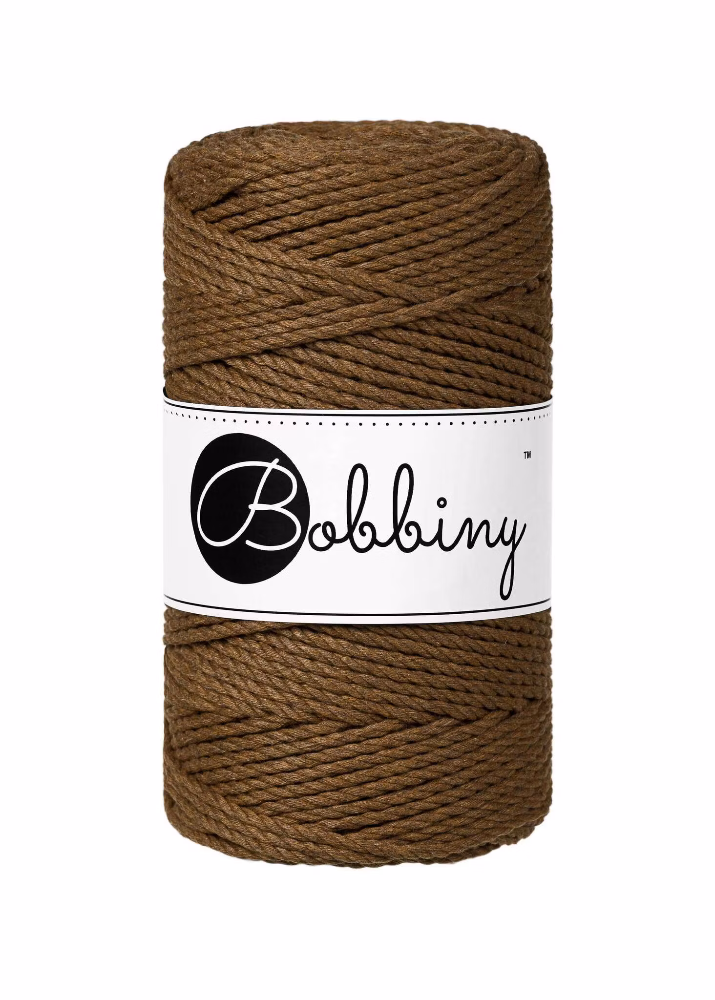 Bobbiny 3ply Macrame Rope Regular 3 mm - trippeltvinnat makramégarn