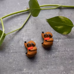 The Knitting Barber Stitch Stoppers - stickstoppar med djur