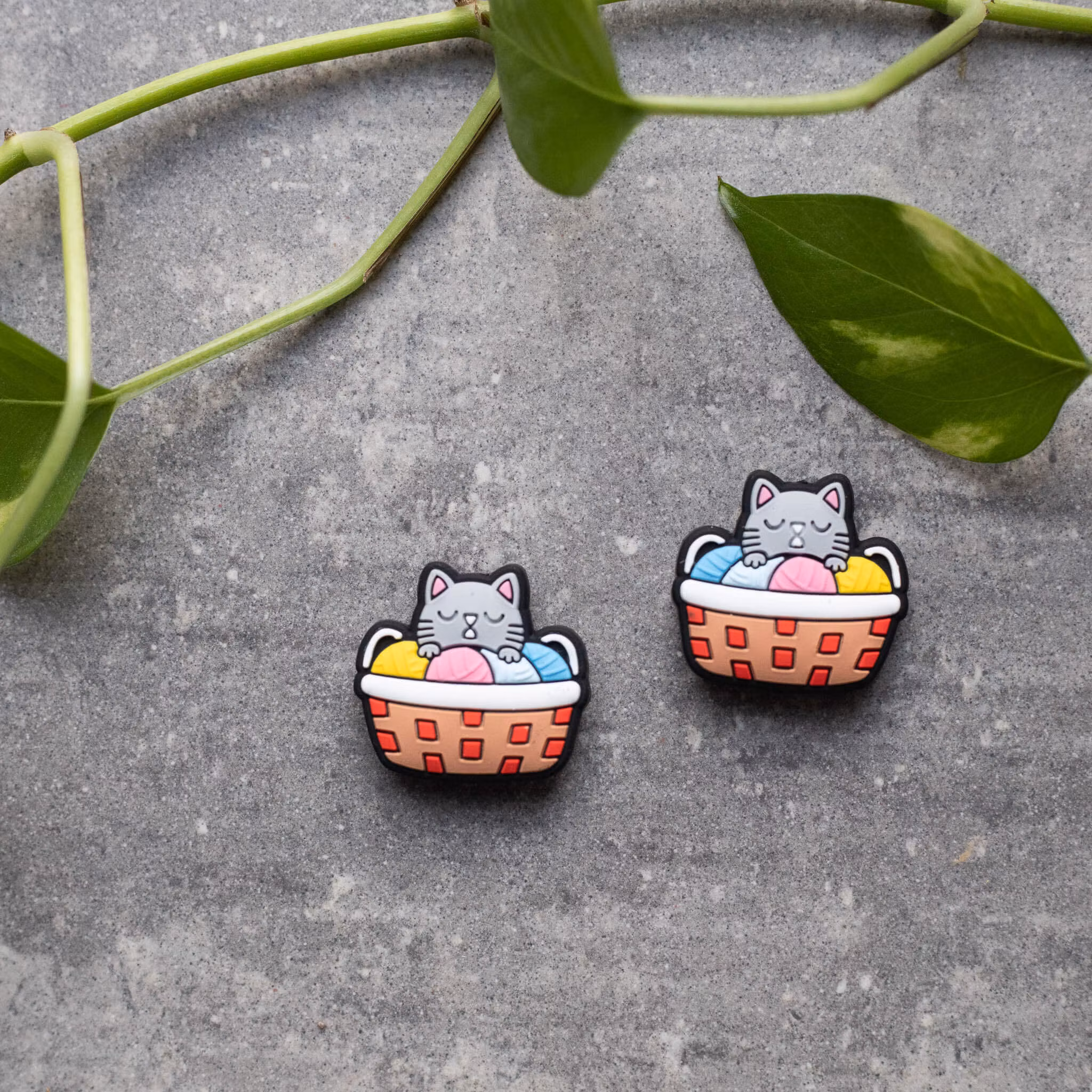 The Knitting Barber Stitch Stoppers - stickstoppar med djur