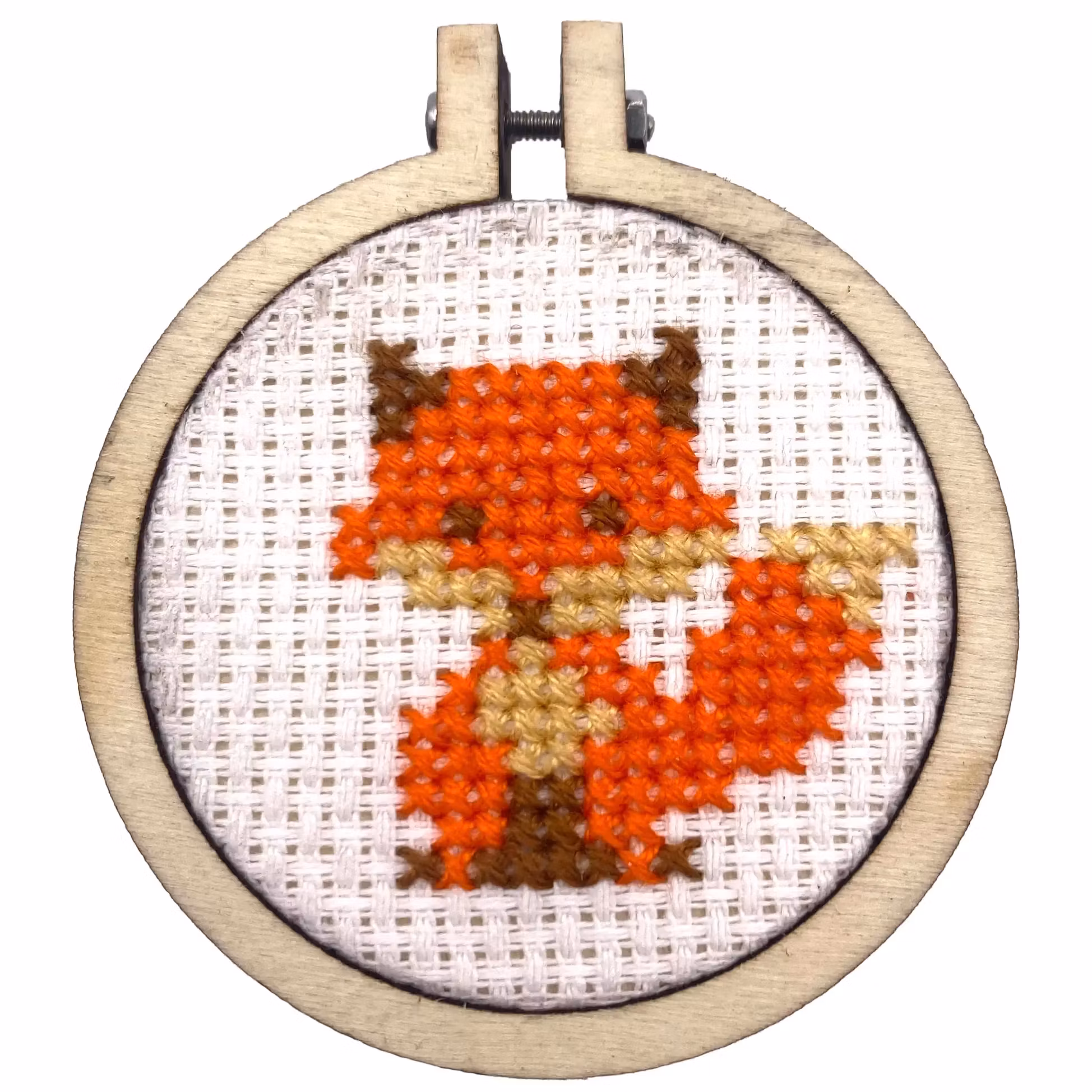 My Crafty Kit Company Mini Matchbox Cross Stitch Kit "For fox sake" - broderikit med en räv