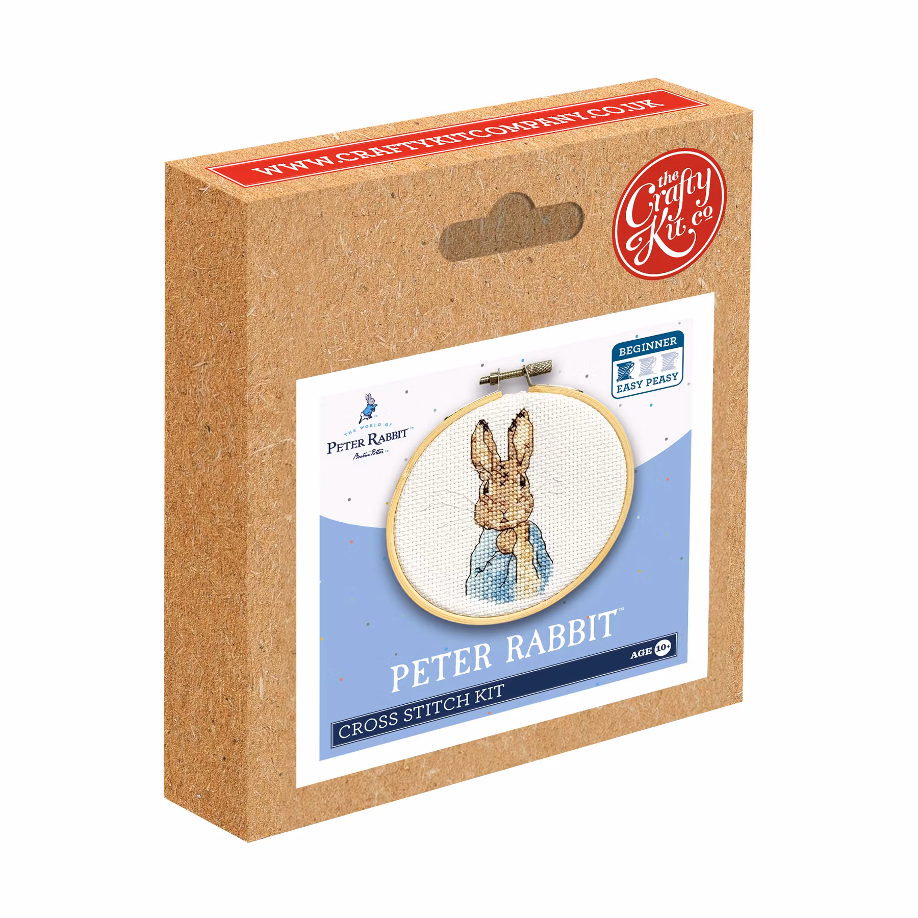 My Crafty Kit Company Beatrix Potter Embroidery Kit "Peter Rabbit" - broderikit med Pelle Kanin