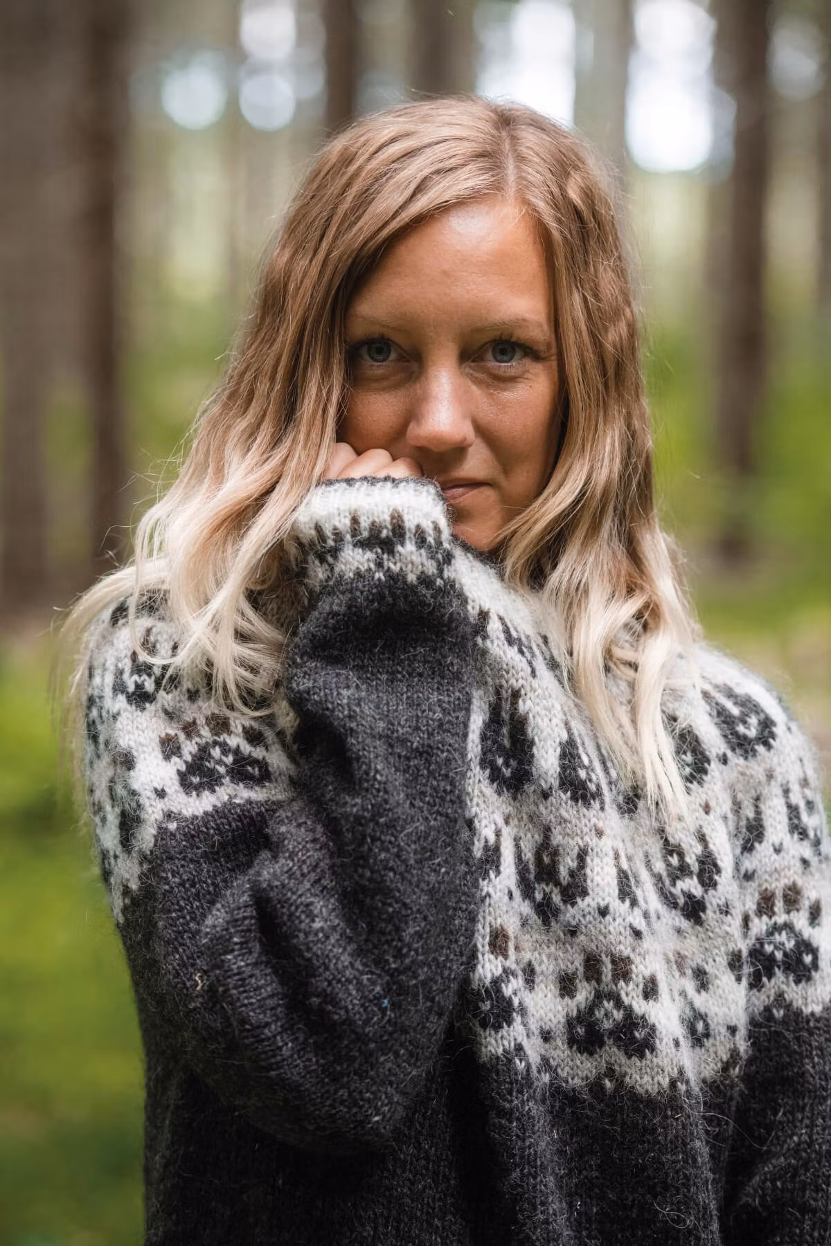 Järbo stickmönster - Slóðir - islandströja för dam i Lettlopi