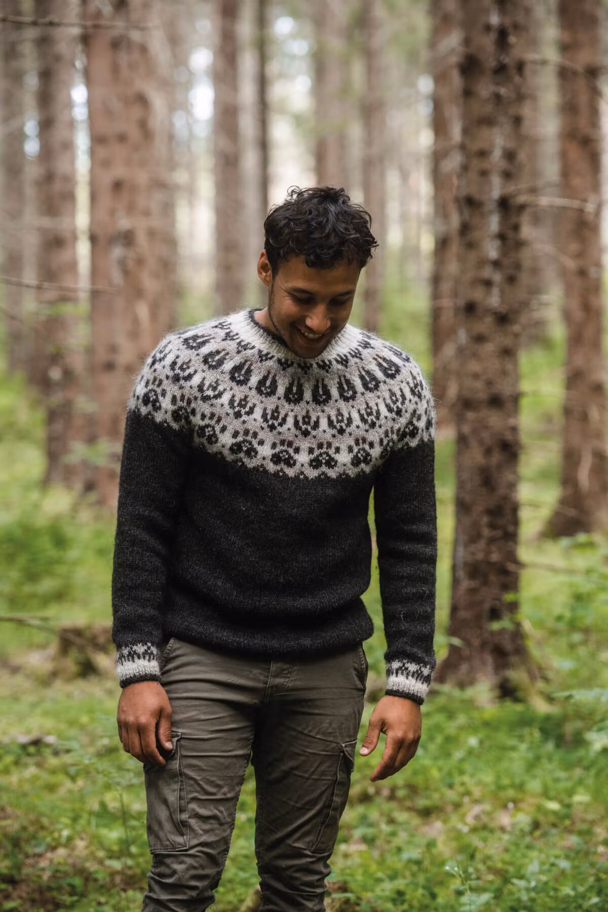 Järbo stickmönster - Slóðir - islandströja för dam i Lettlopi