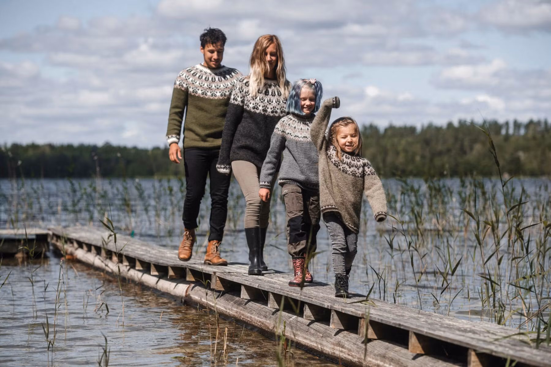 Järbo stickmönster - Slóðir - islandströja för dam i Lettlopi