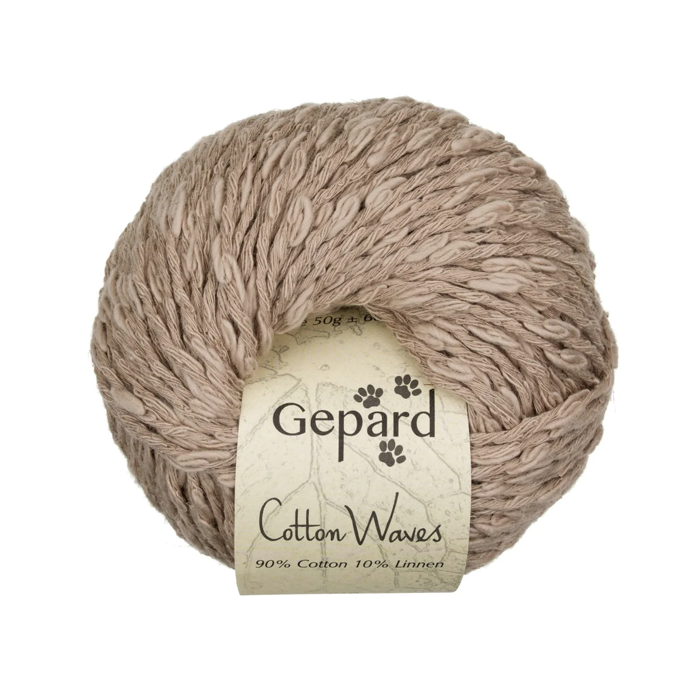 Gepard Cotton Wave - bomullsgarn med bouclé-struktur