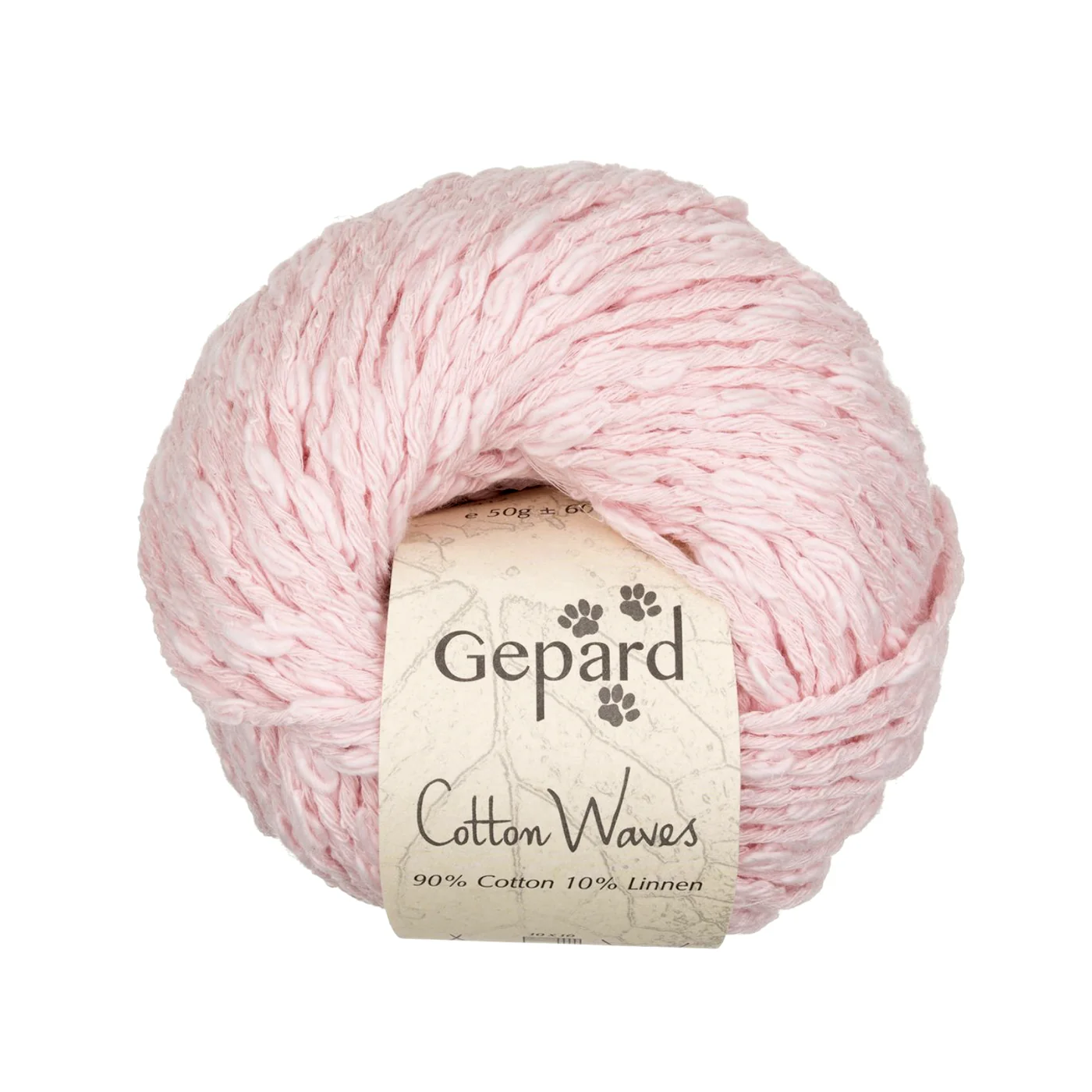 Gepard Cotton Wave - bomullsgarn med bouclé-struktur